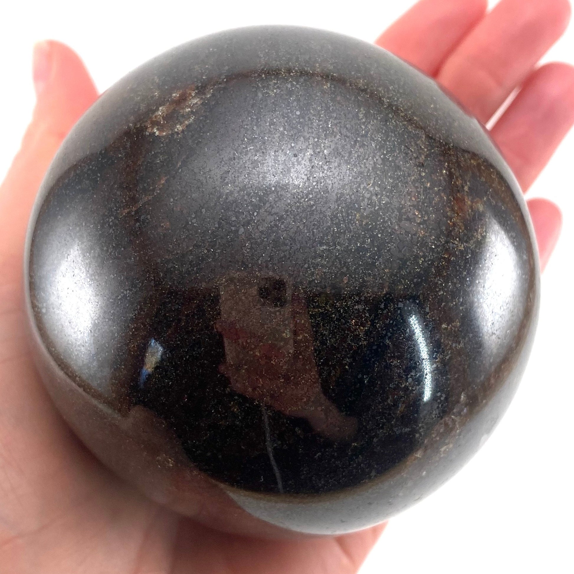 Garnet Sphere, crystal ball, garnet crystal ball, red garnet