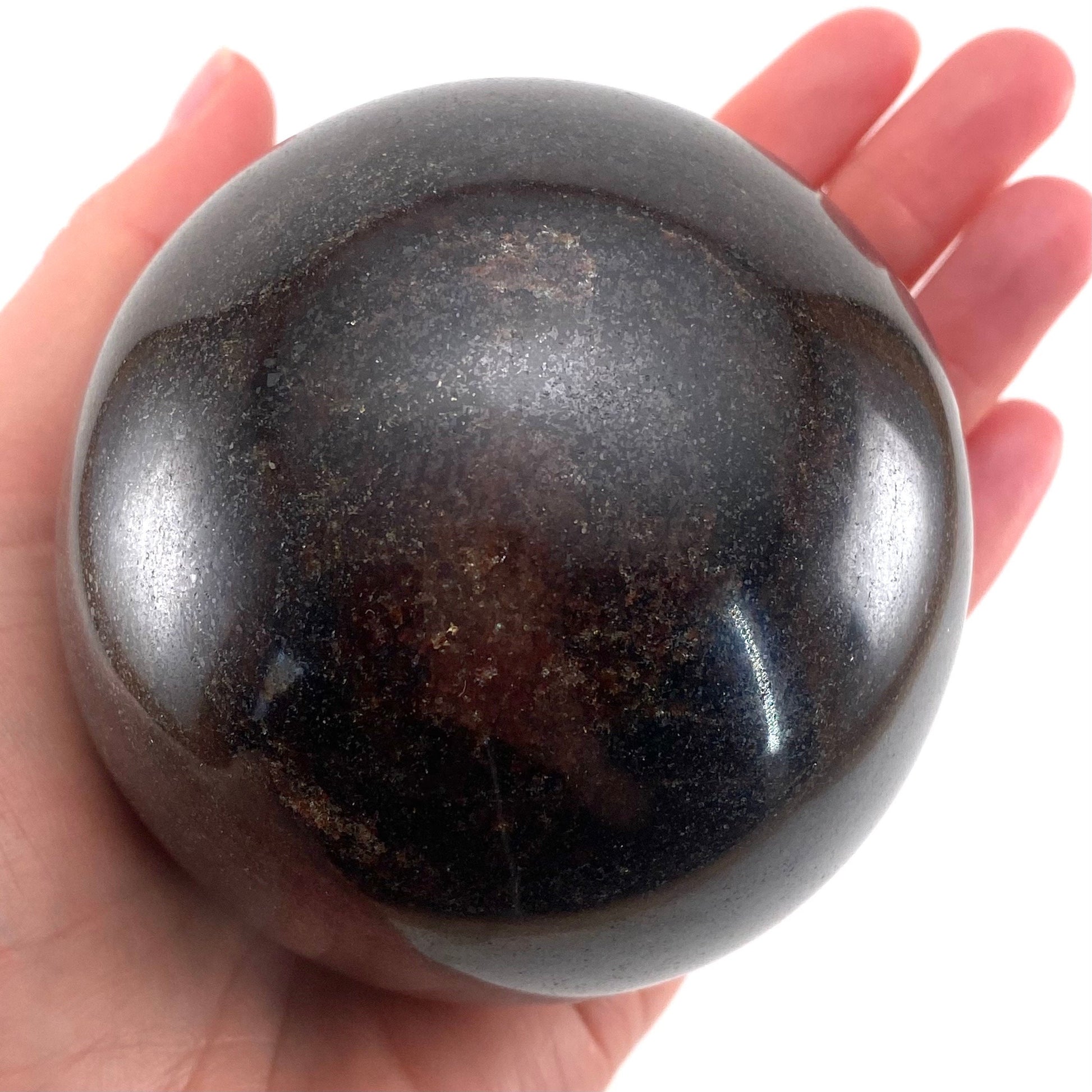Garnet Sphere, crystal ball, garnet crystal ball, red garnet