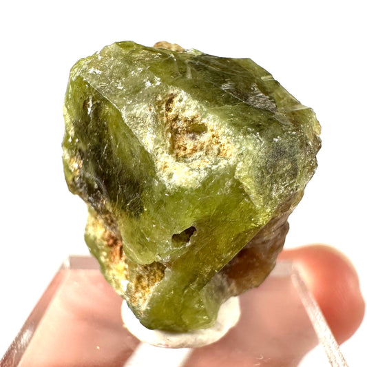 Andradite-Grossular Garnet (Mali) | green garnet, raw garnet crystal, grossular garnet crystal, raw green garnet, mineral specimen, crystals