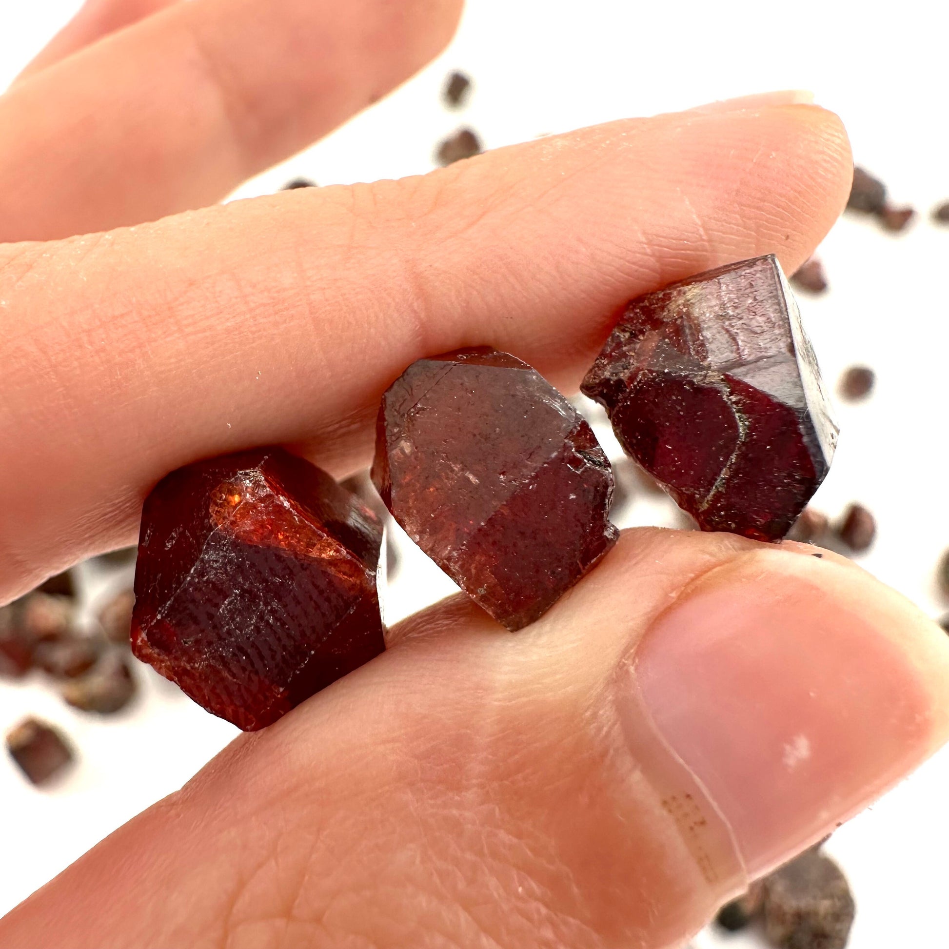 ONE Red Zircon Crystal (Pakistan) | natural red zircon, raw zircon, zircon crystal, natural crystal, mineral specimen