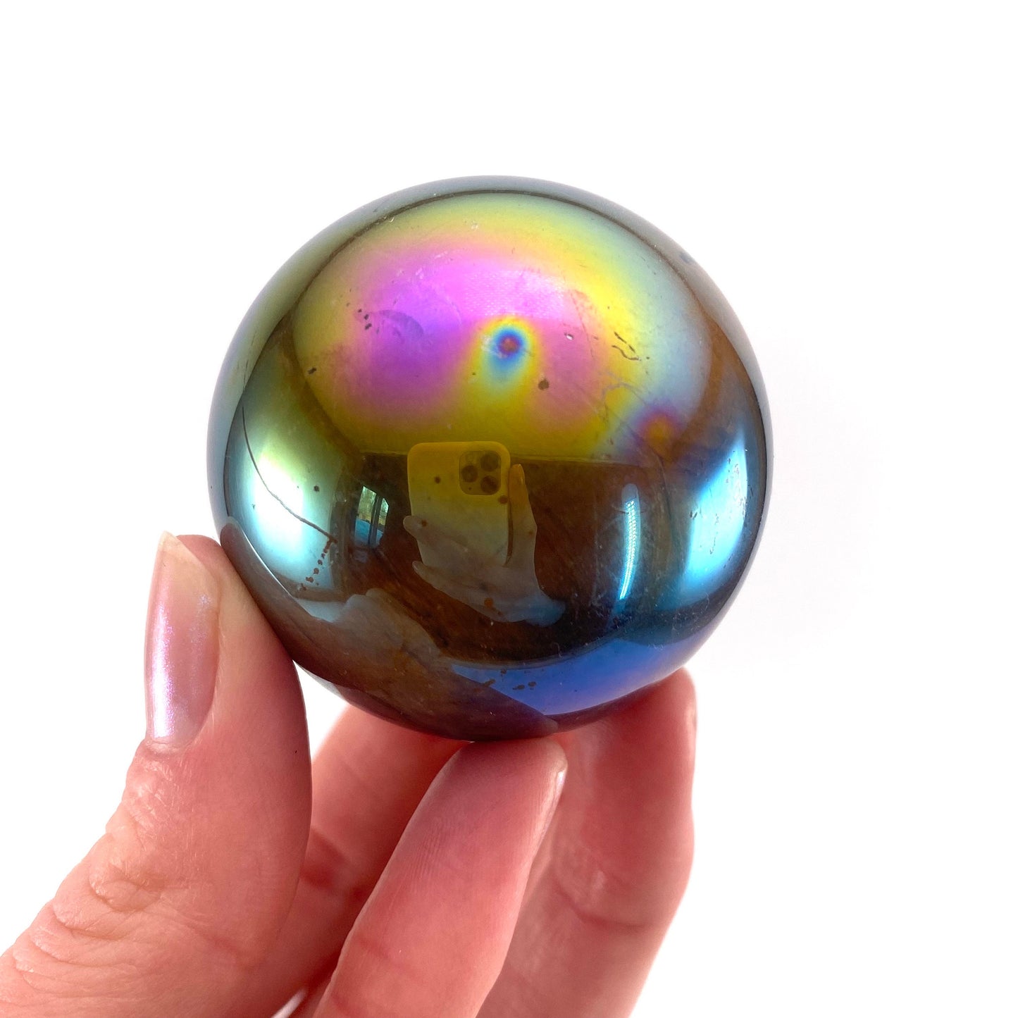 Aura Tigers Eye sphere, crystal ball, aura tigers eye, crystal sphere, tigers eye sphere, angel aura crystal