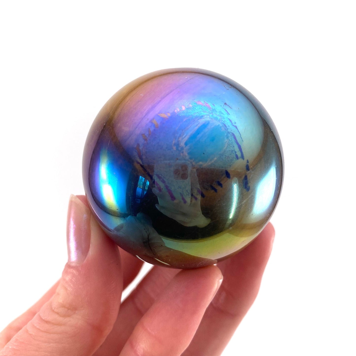 Aura Tigers Eye sphere, crystal ball, aura tigers eye, crystal sphere, tigers eye sphere, angel aura crystal