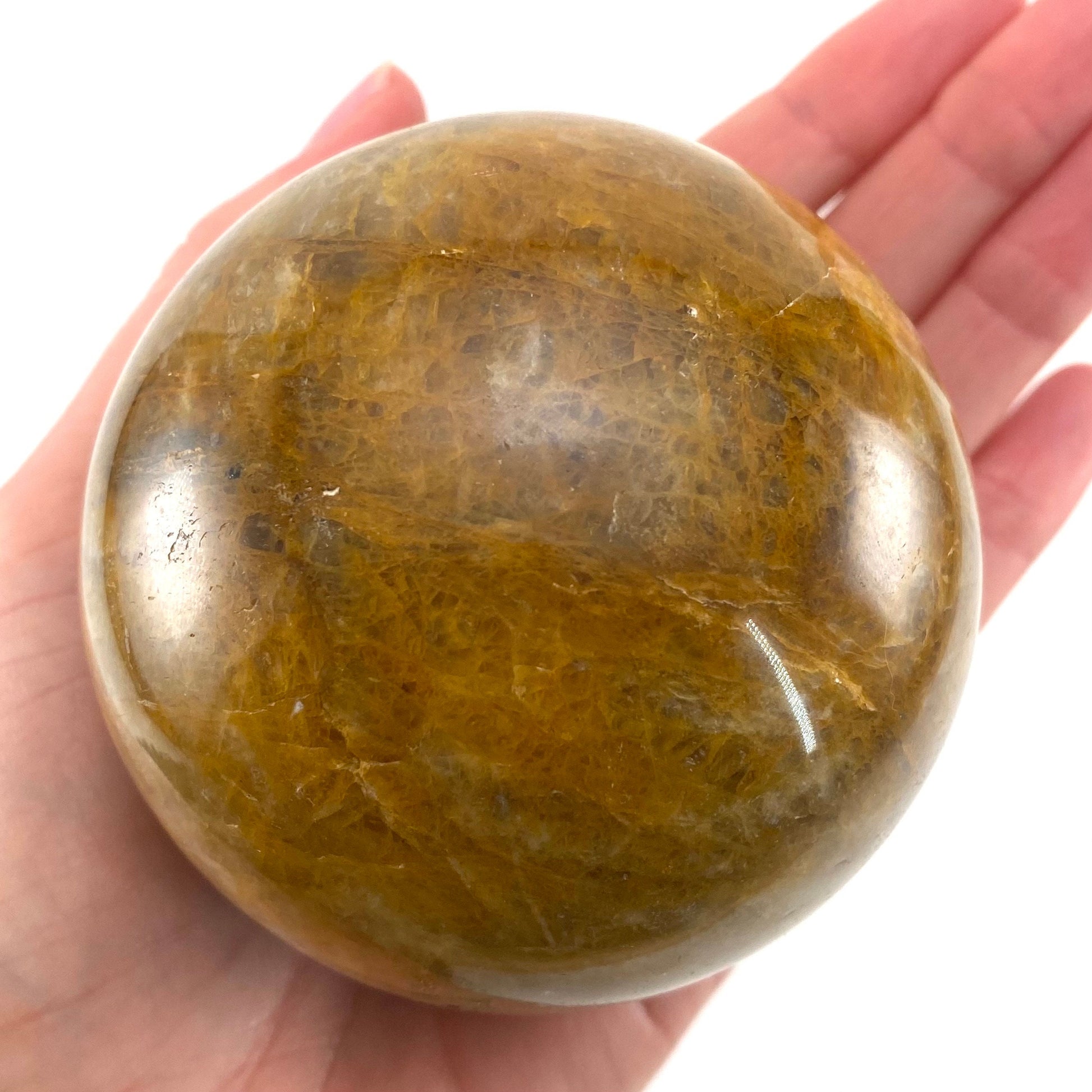 Golden Healer Quartz Sphere, crystal ball, hematoid quartz sphere, yellow Hematoid Quartz, golden healer