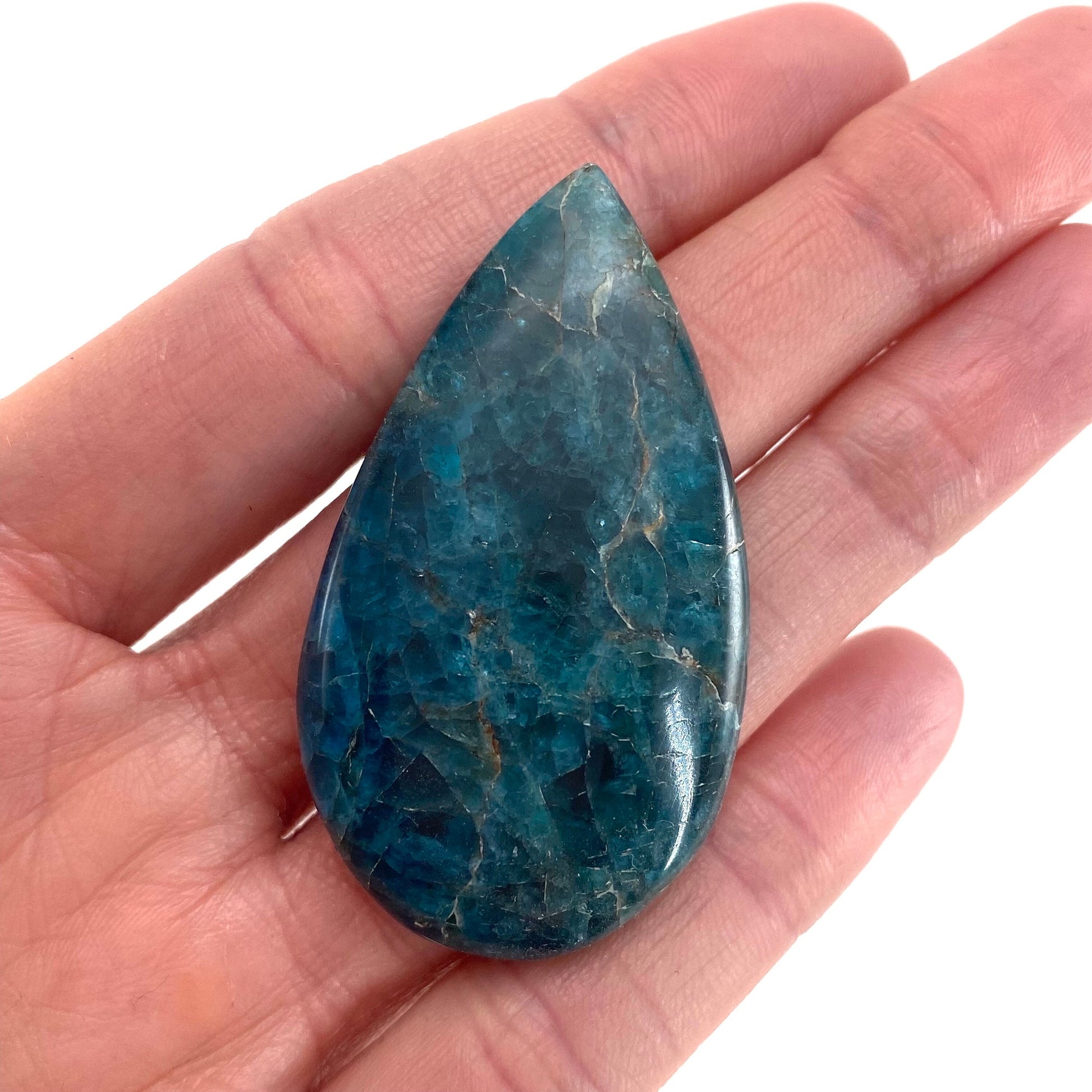 Blue Apatite Cabochon, gemstone cabochon, crystal cabochon, blue apatite crystal, blue apatite cab