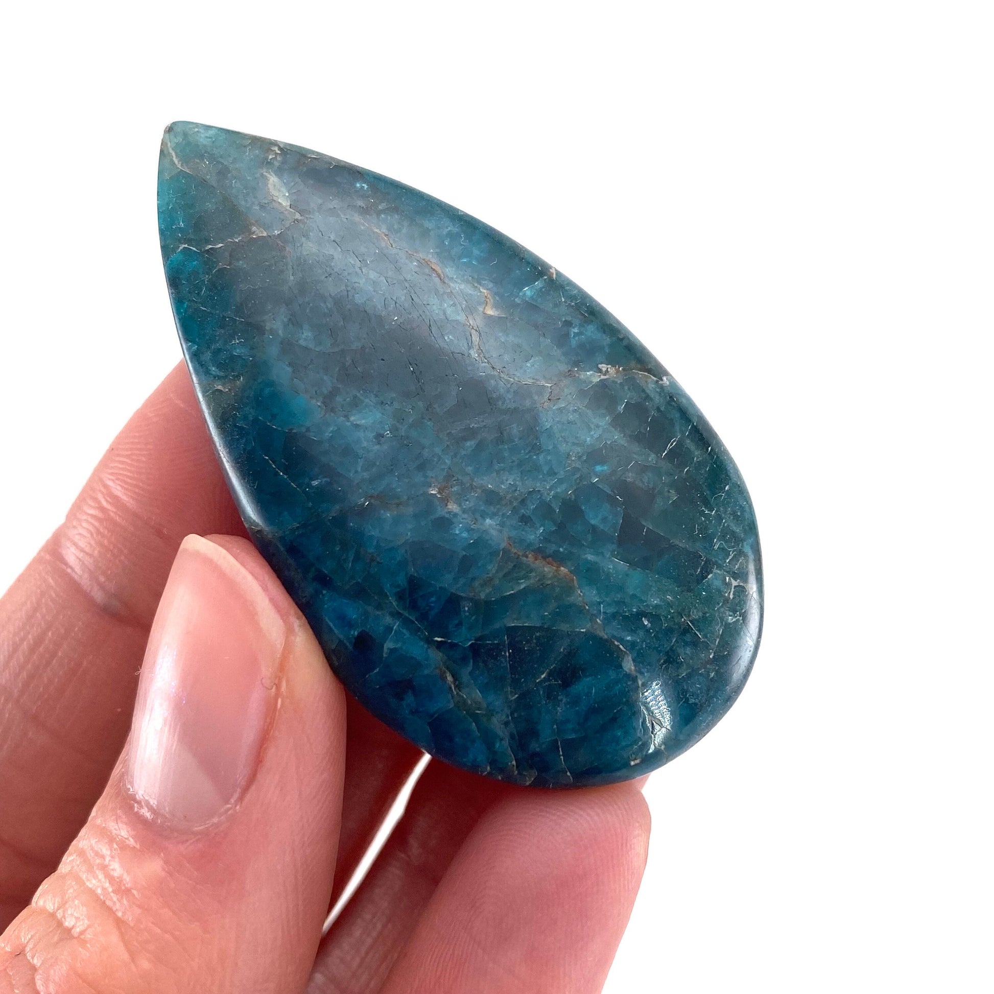 Blue Apatite Cabochon, gemstone cabochon, crystal cabochon, blue apatite crystal, blue apatite cab