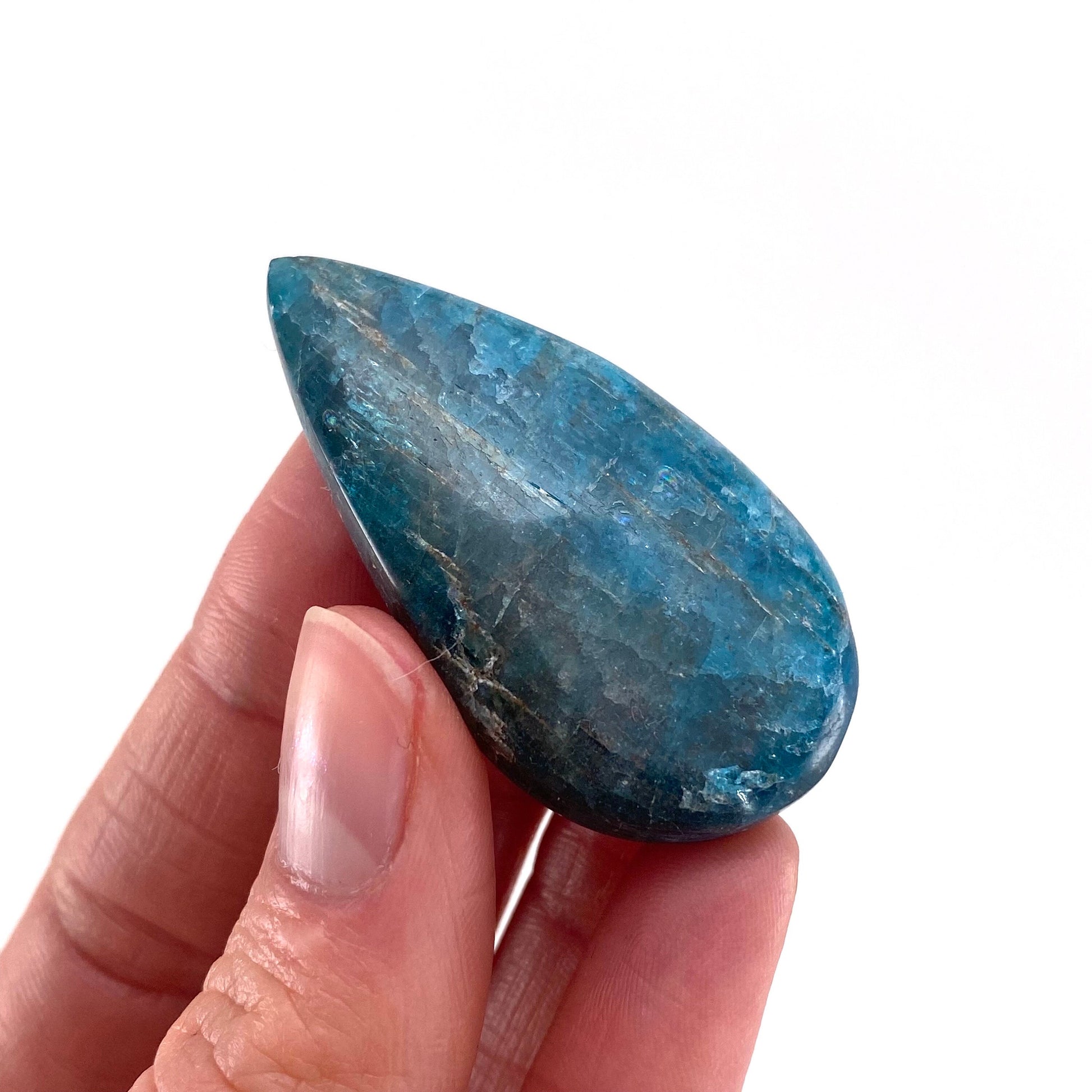 Blue Apatite Cabochon, gemstone cabochon, crystal cabochon, blue apatite crystal, blue apatite cab