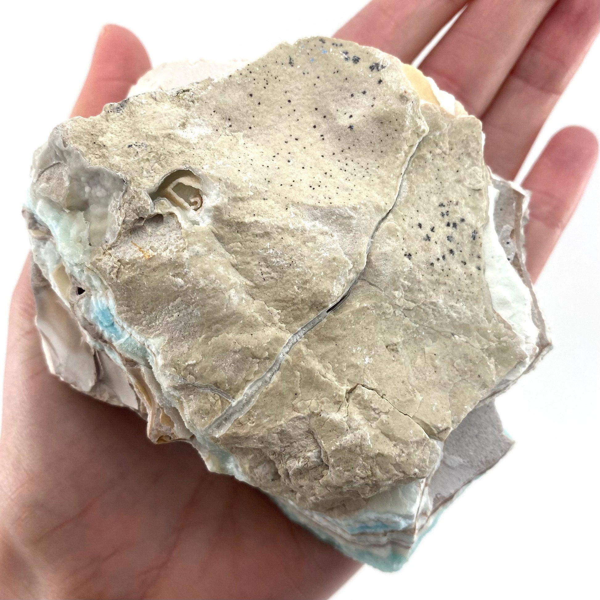Blue Aragonite (Afghanistan), blue aragonite specimen, raw aragonite, botryoidal aragonite crystal