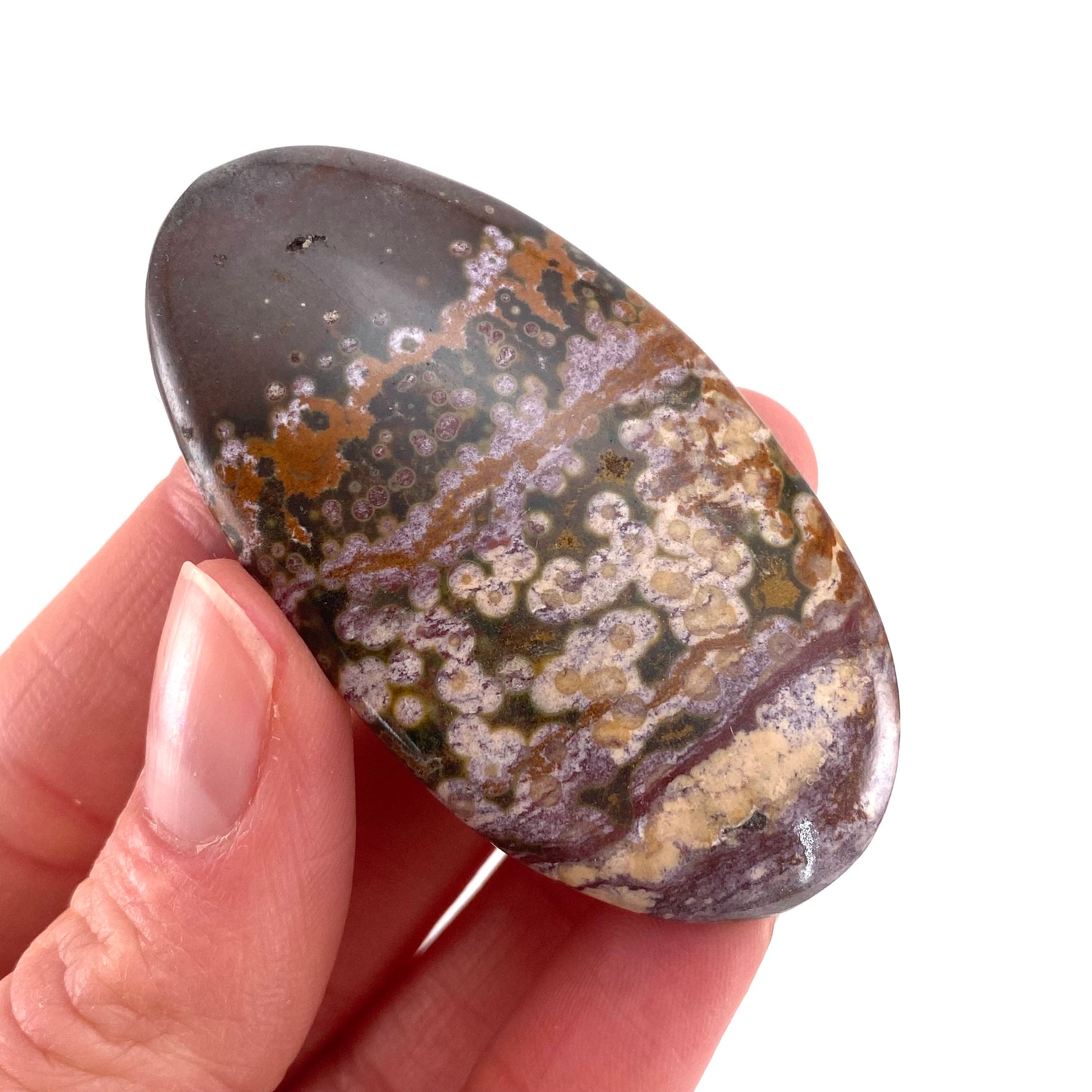 Ocean Jasper Cabochon, crystal cabochon, ocean jasper, gemstone cabochon, orbicular jasper, orbicular jasper cabochon