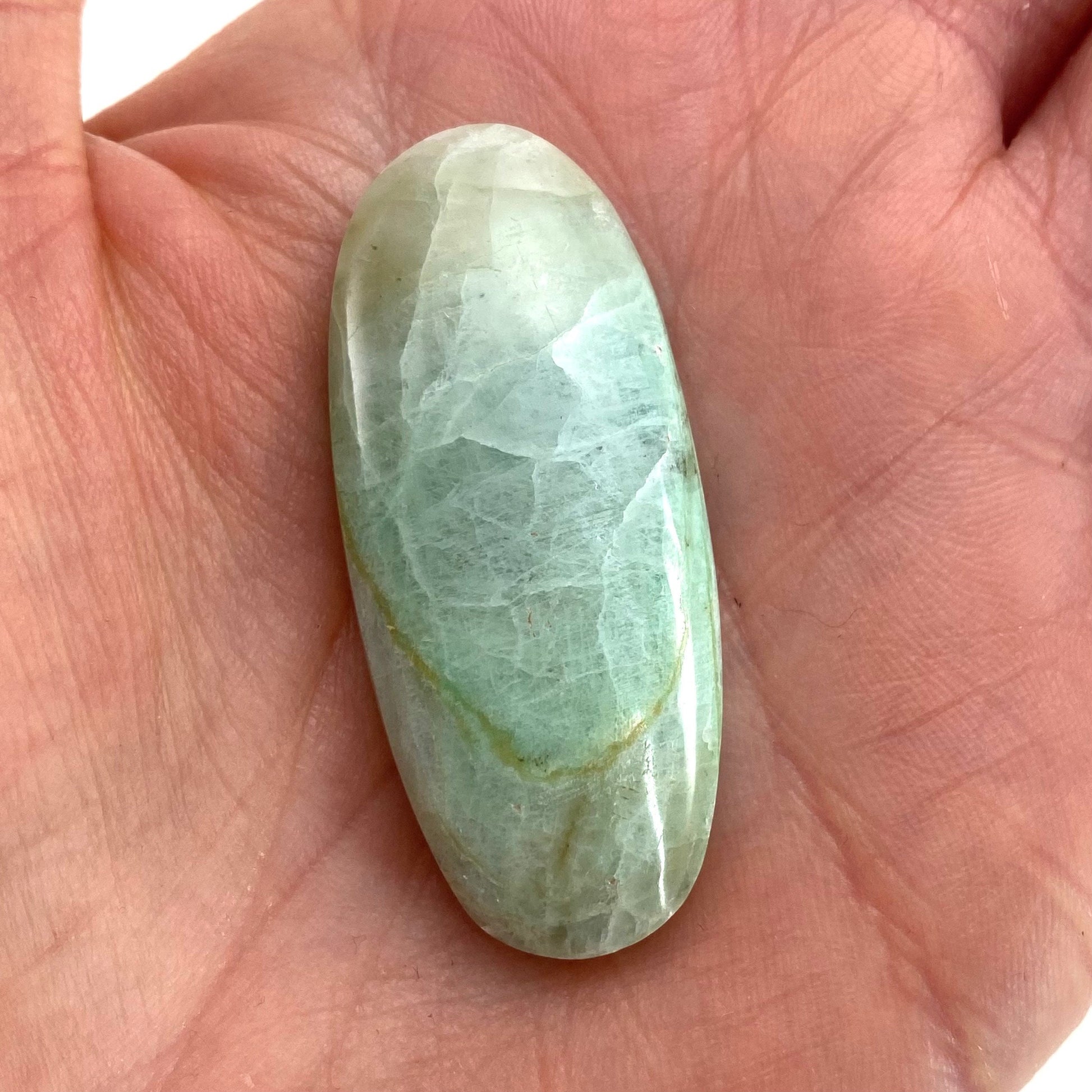 Garnierite Cabochon, green garnierite cabochon, gemstone cabochon, Madagascar moonstone cabochon