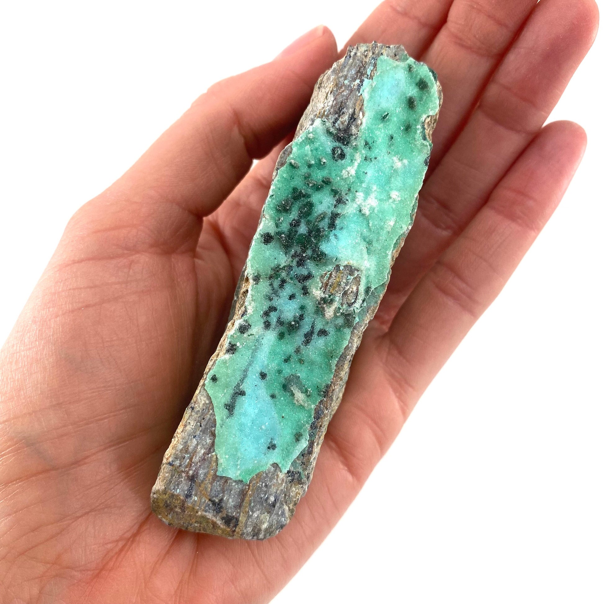 Sparkly Druzy Chrysocolla & Malachite Specimen (Congo), raw chrysocolla, druzy chrysocolla, chrysocolla crystal, raw crystals