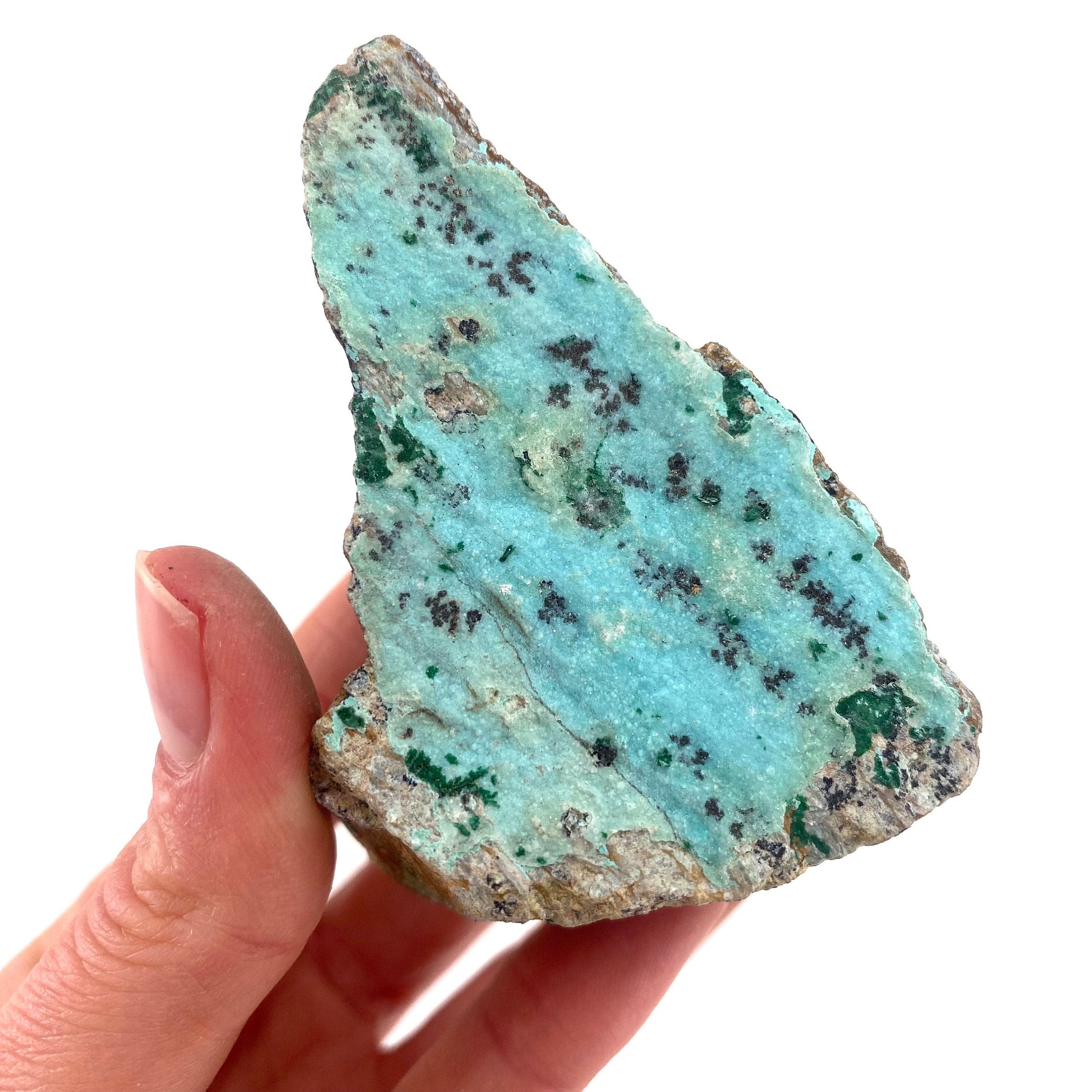Sparkly Druzy Chrysocolla & Malachite Specimen (Congo), raw chrysocolla, druzy chrysocolla, chrysocolla crystal, raw crystals