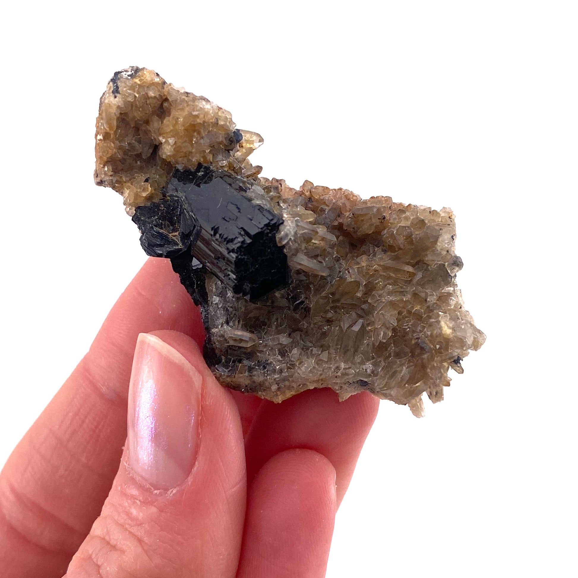 Black tourmaline cluster (Namibia), high grade black tourmaline, tourmaline crystal, black schorl