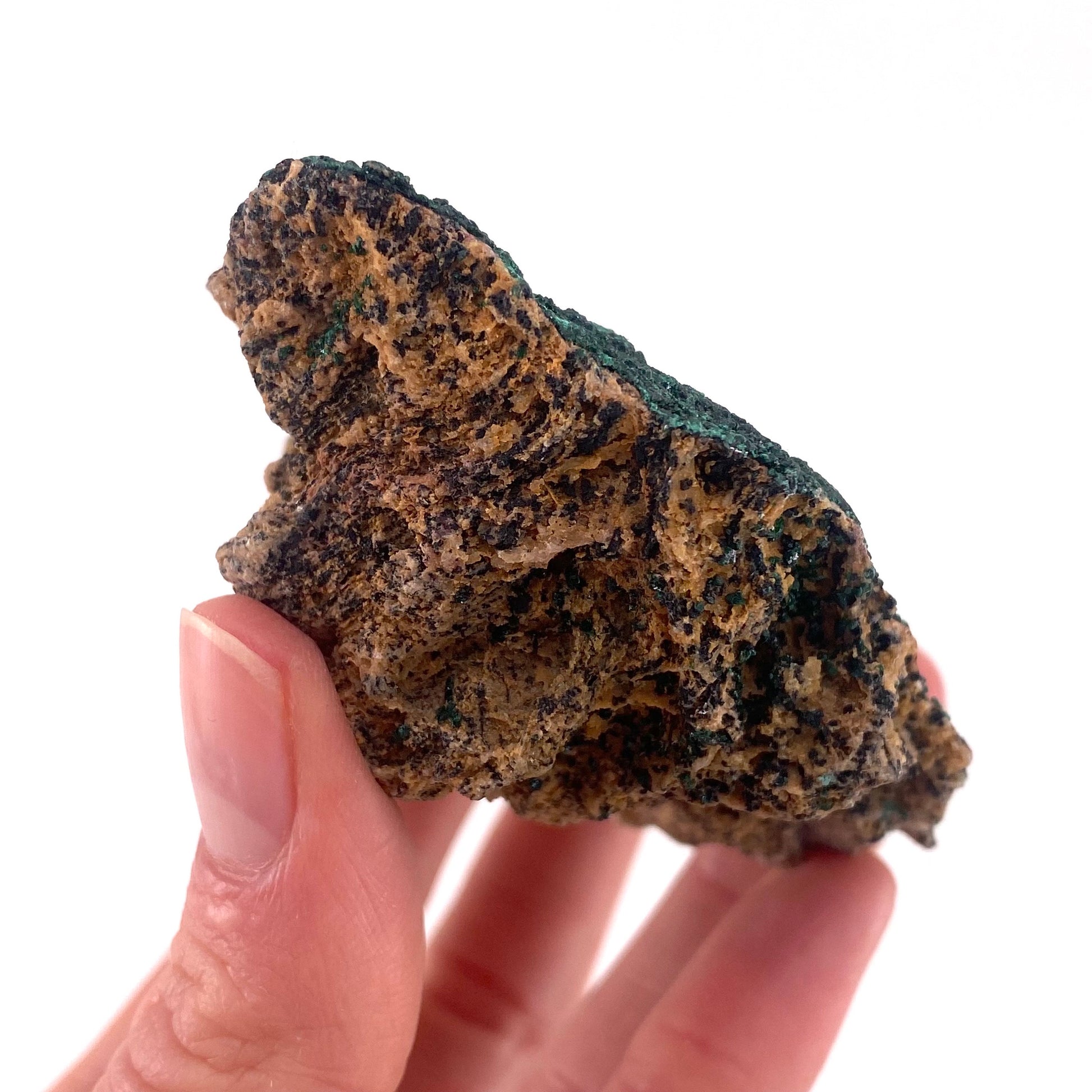 Sparkly Botryoidal Malachite Specimen, natural malachite, raw malachite, crystals