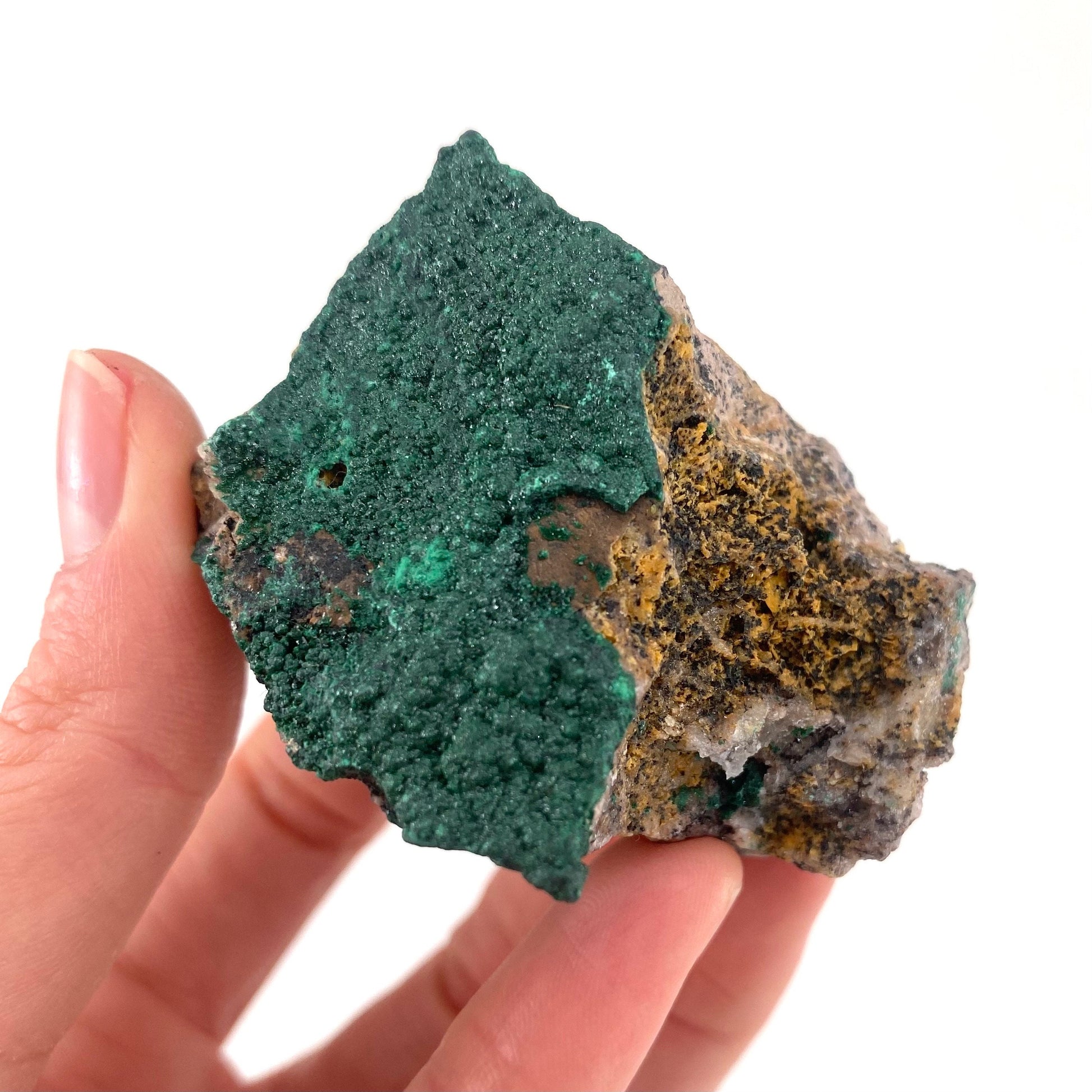 Sparkly Botryoidal Malachite Specimen, natural malachite, raw malachite, crystals