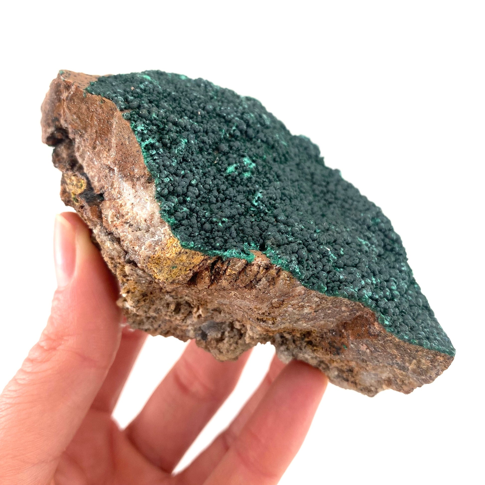 Botryoidal Malachite Specimen, natural malachite, raw malachite, crystals
