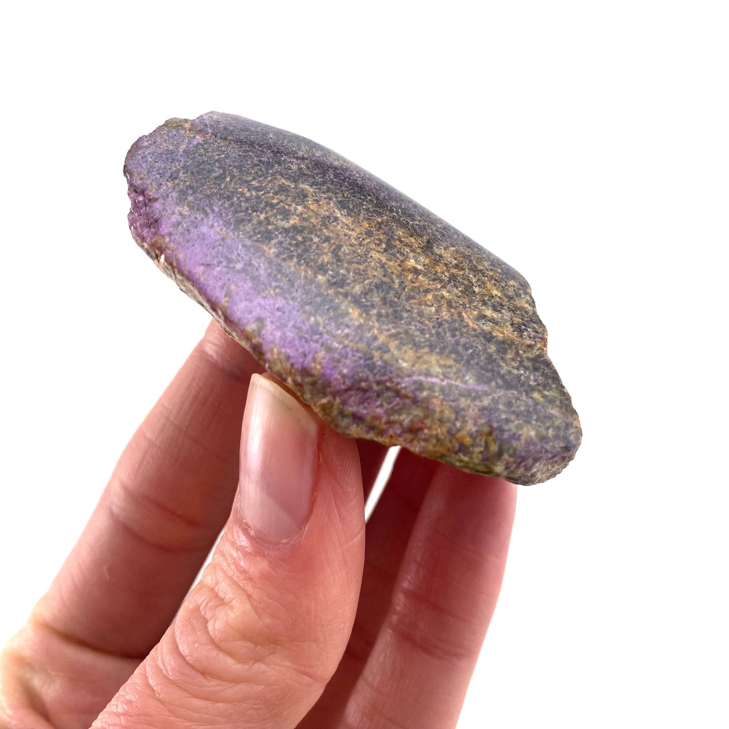 Polished Stichtite Specimen, purple stichtite, polished Stichtite, mineral specimen