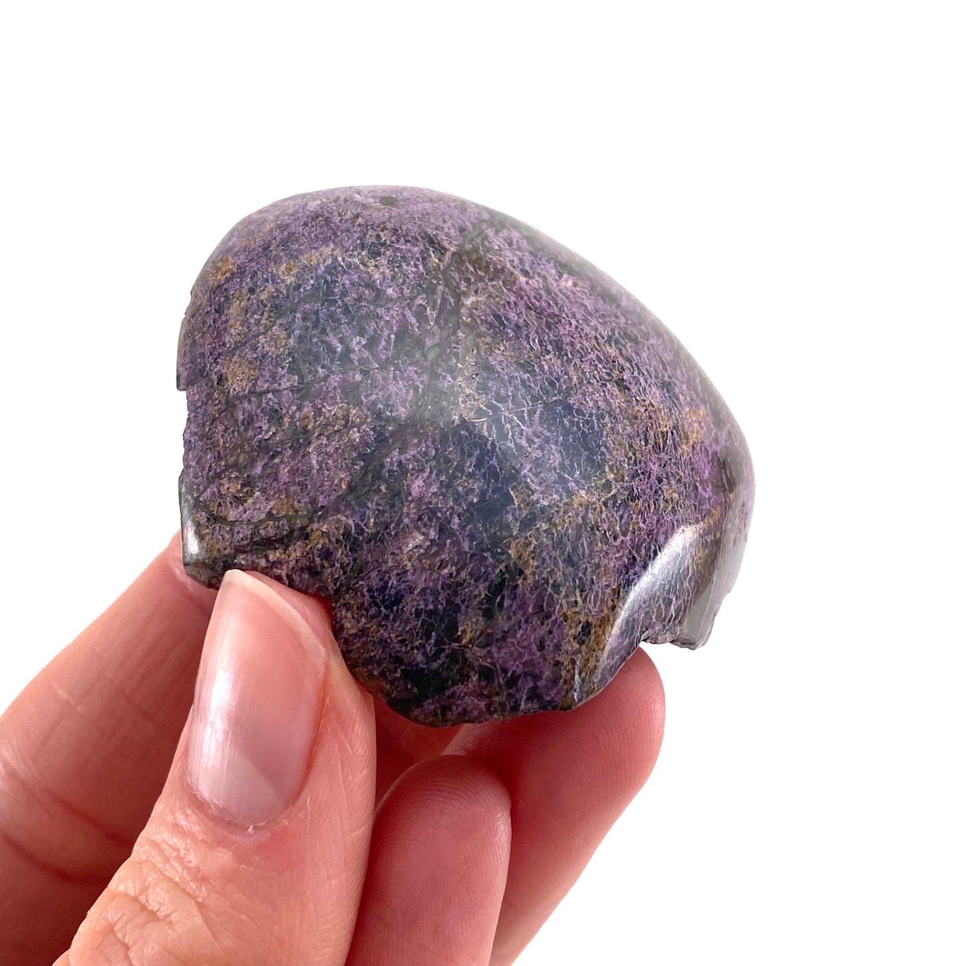 Polished Stichtite Specimen, purple stichtite, polished Stichtite, mineral specimen