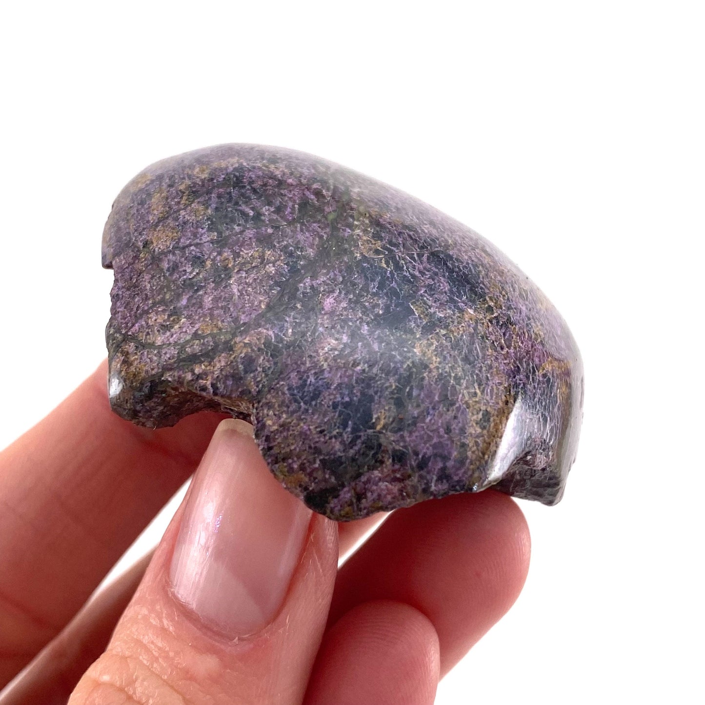 Polished Stichtite Specimen, purple stichtite, polished Stichtite, mineral specimen