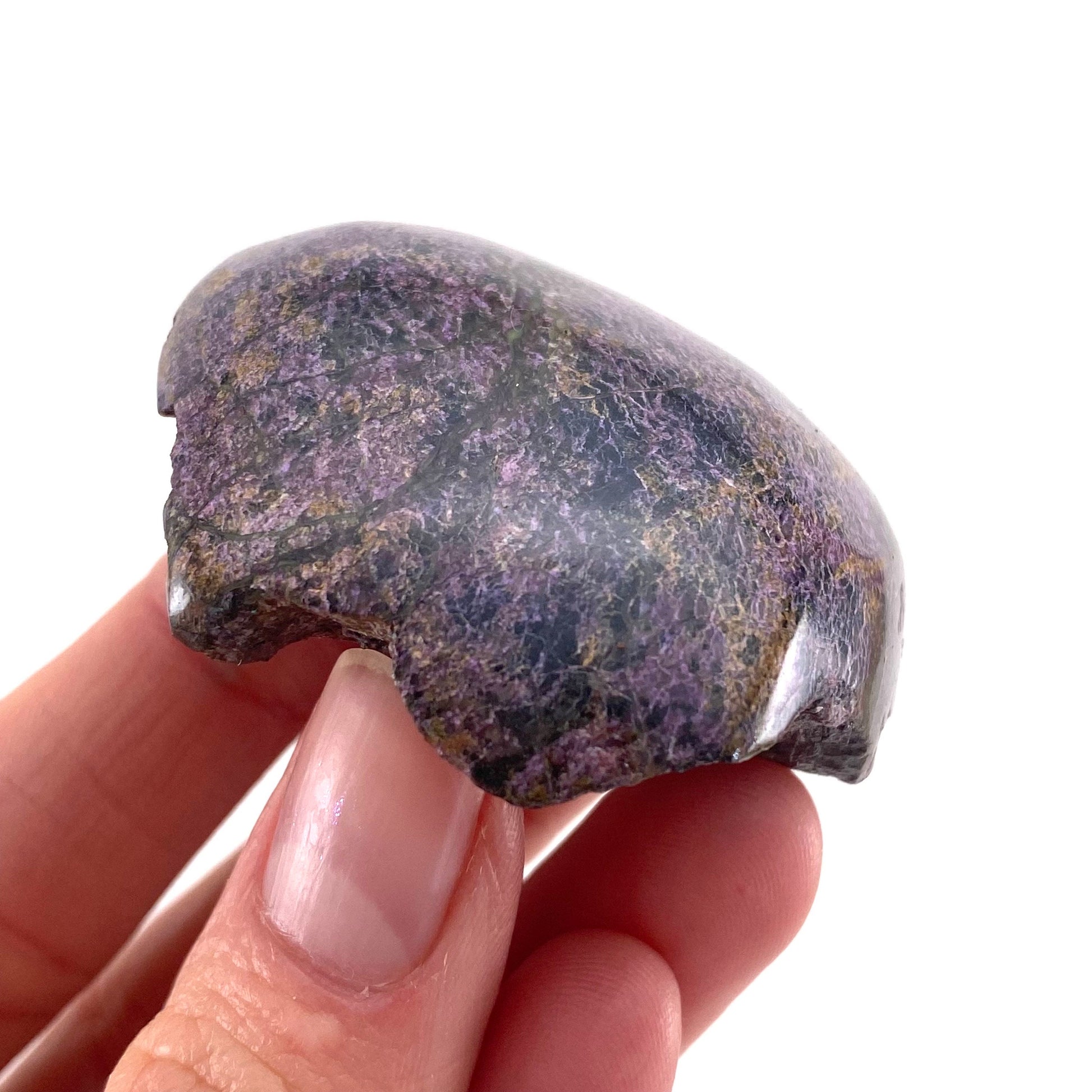 Polished Stichtite Specimen, purple stichtite, polished Stichtite, mineral specimen