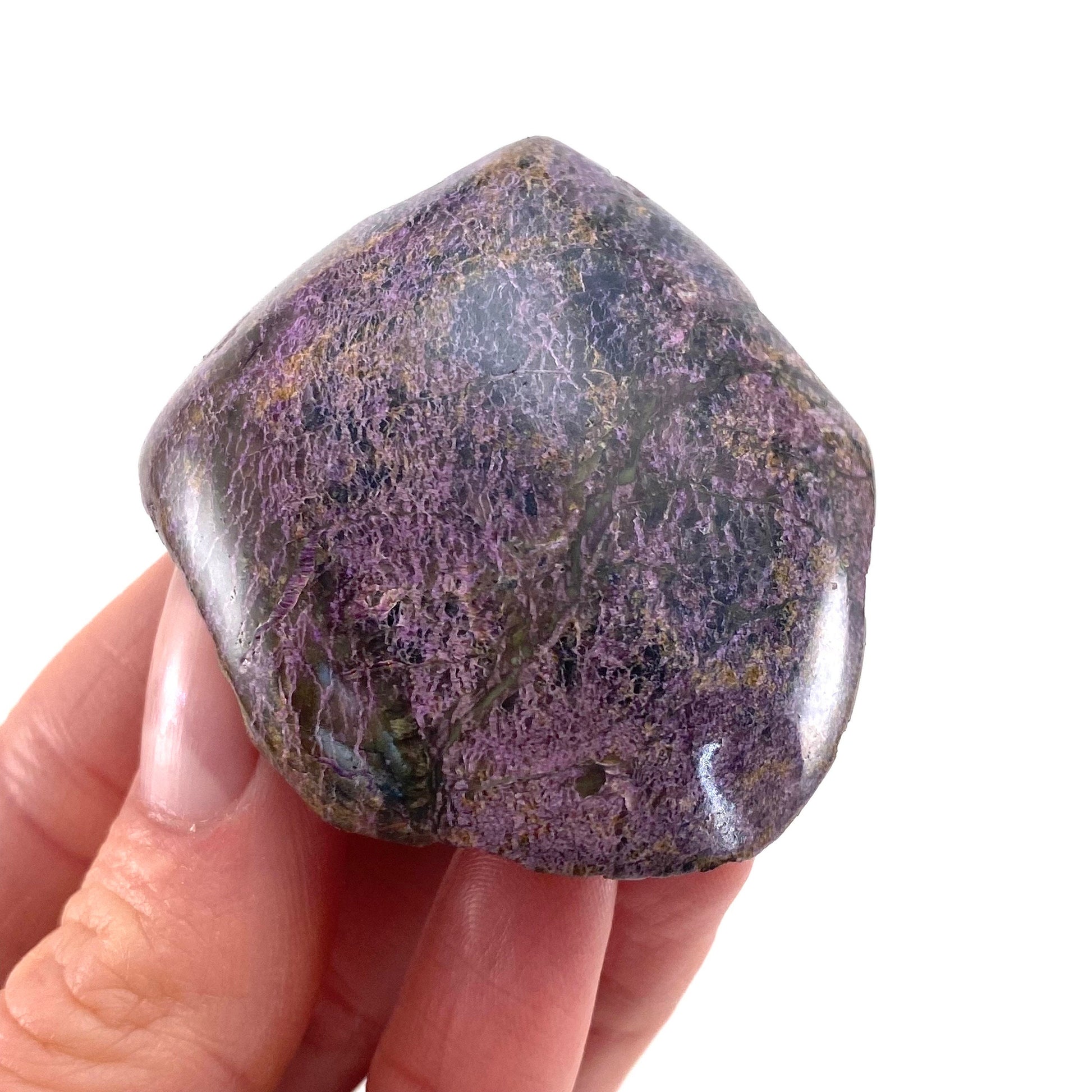 Polished Stichtite Specimen, purple stichtite, polished Stichtite, mineral specimen