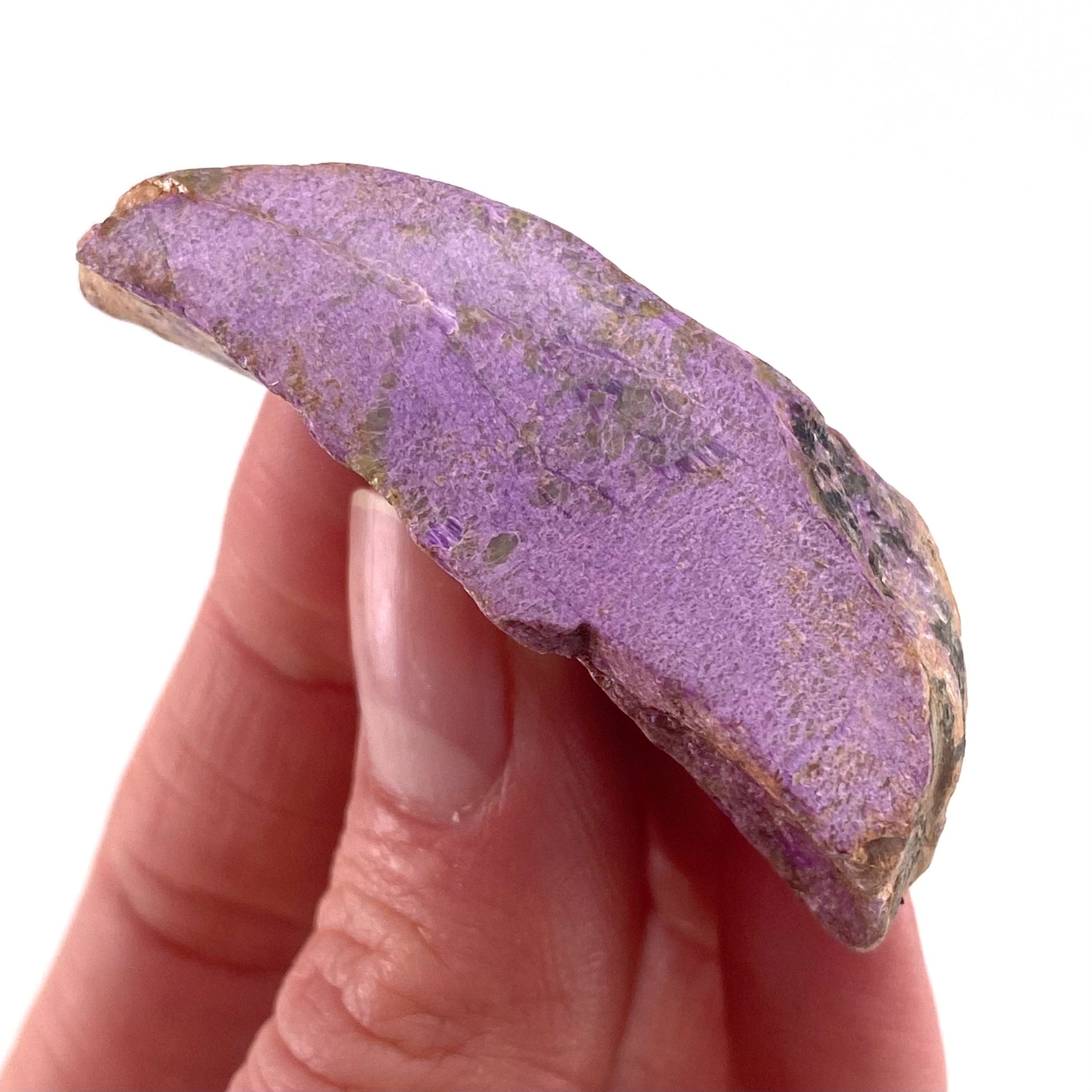 Polished Stichtite Specimen, purple stichtite, polished Stichtite, mineral specimen