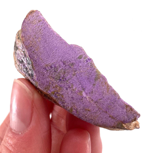 Polished Stichtite Specimen, purple stichtite, polished Stichtite, mineral specimen