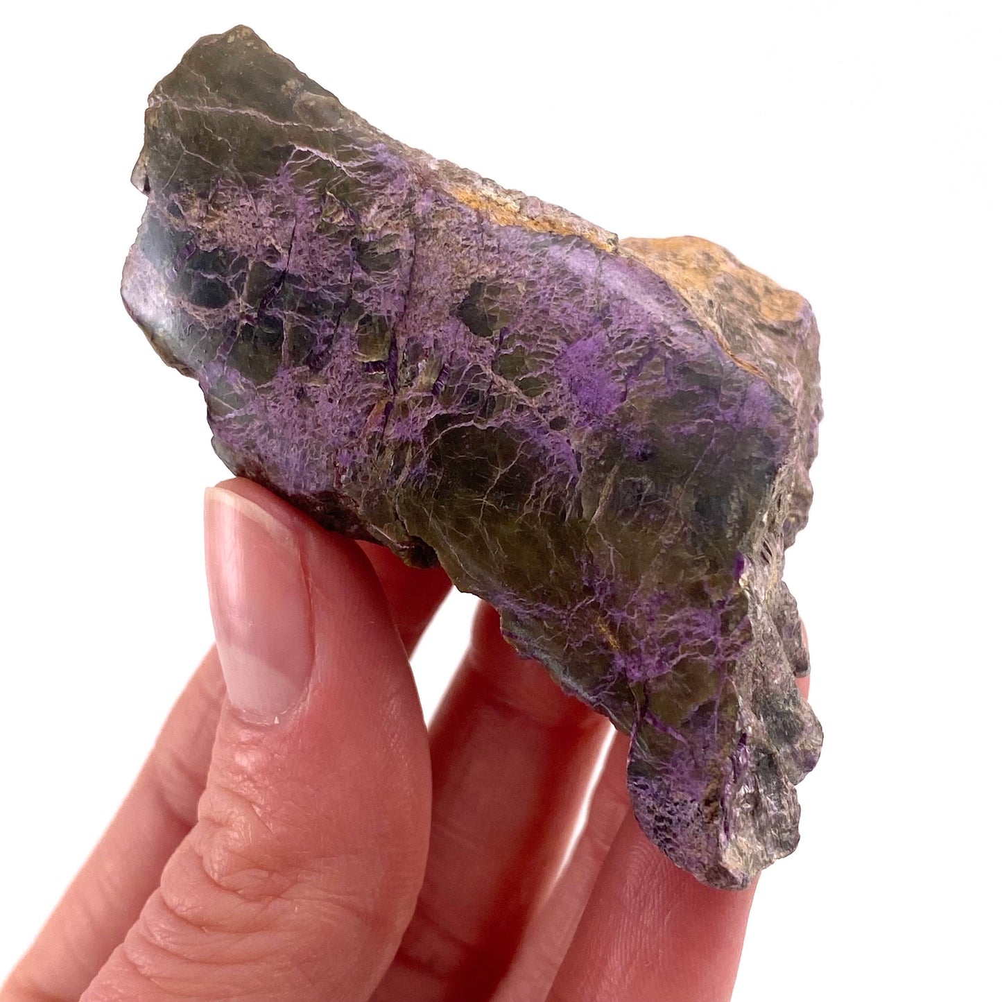 Polished Stichtite Specimen, purple stichtite, polished Stichtite, mineral specimen