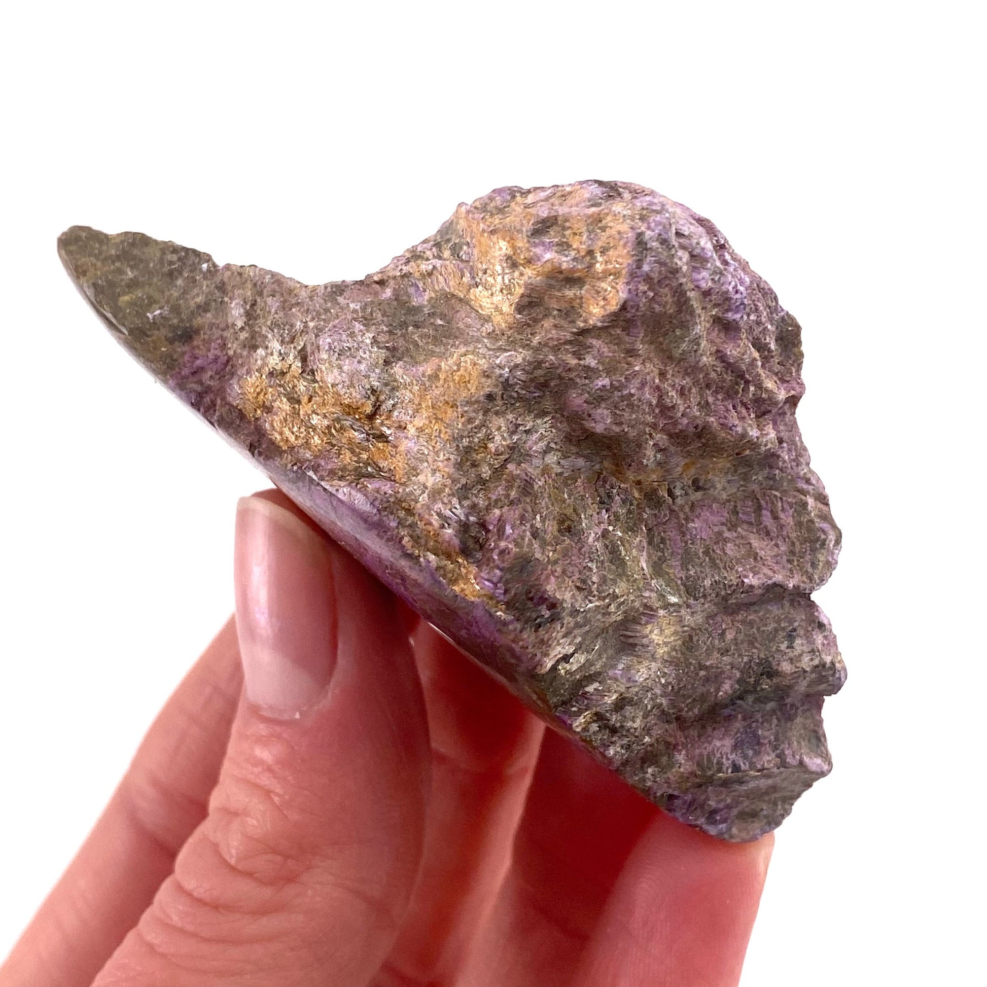Polished Stichtite Specimen, purple stichtite, polished Stichtite, mineral specimen