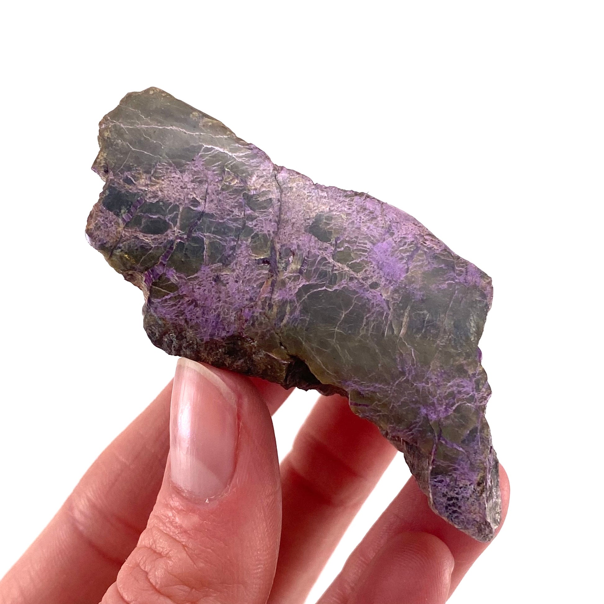 Polished Stichtite Specimen, purple stichtite, polished Stichtite, mineral specimen