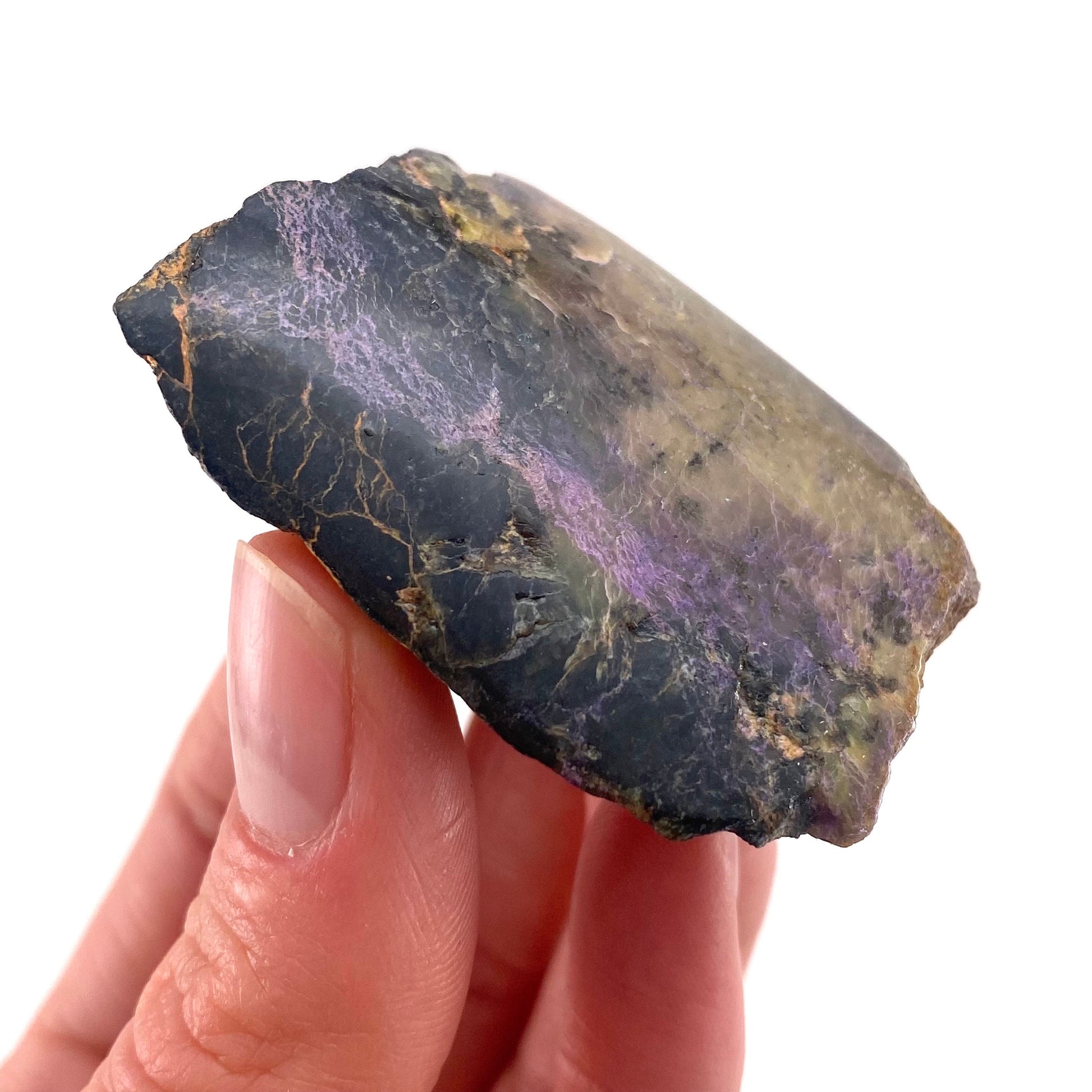 Polished Stichtite Specimen, purple stichtite, polished Stichtite, mineral specimen