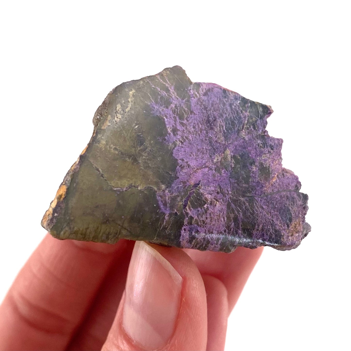 Polished Stichtite Specimen, purple stichtite, polished Stichtite, mineral specimen
