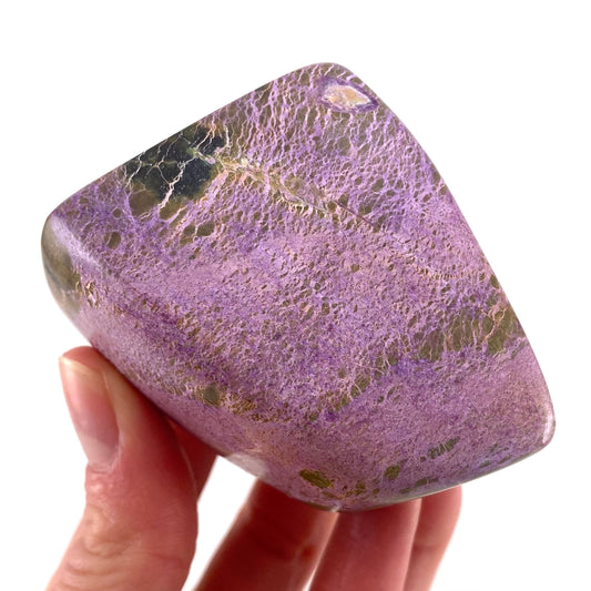 Polished Stichtite Freeform, purple stichtite, polished Stichtite, mineral specimen