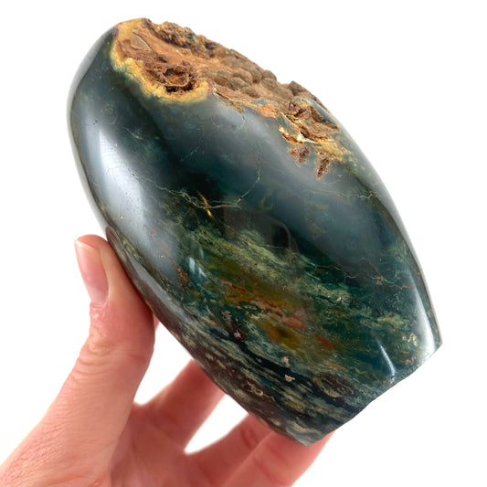 Ocean Jasper Freeform, crystal cluster, ocean jasper, polished ocean jasper, ocean jasper crystal