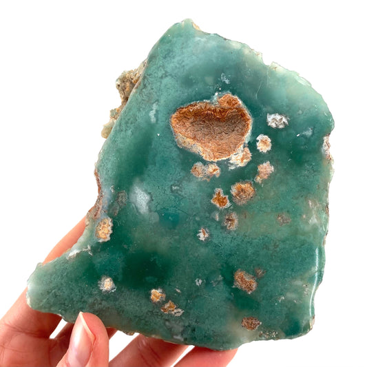 Chrome Chalcedony Specimen ( Zimbabwe), polished chrome chalcedony, mtorolite, green chalcedony