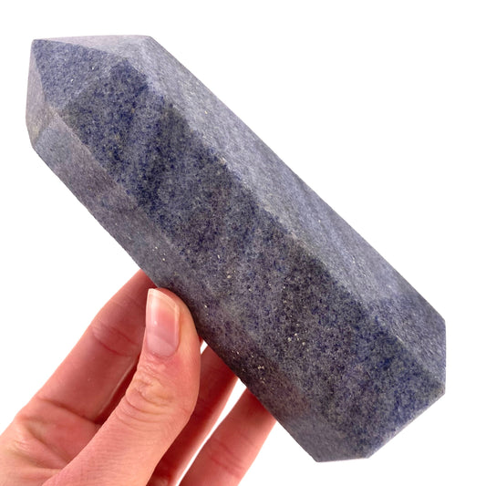 Lazulite Point, crystal point, Lazulite wand, lazurite tower, crystal wand, lazulite