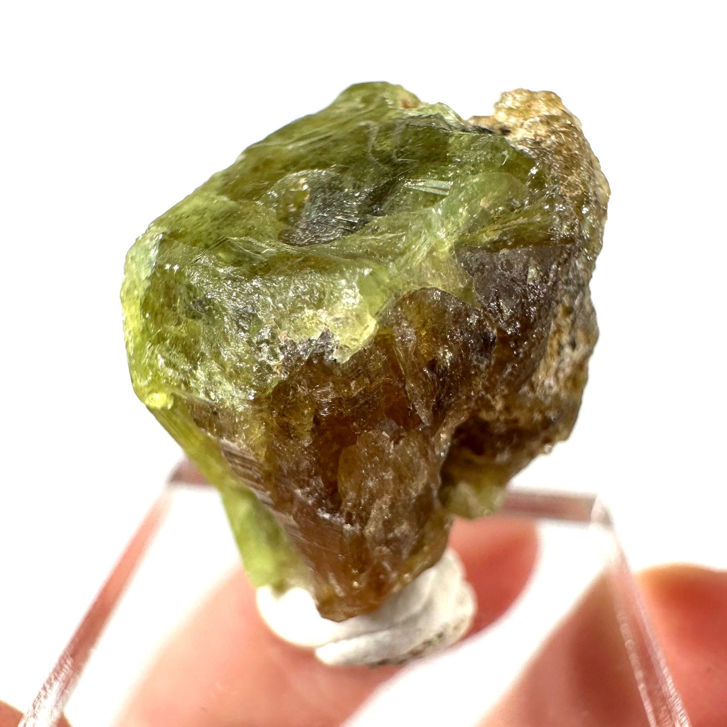 Andradite-Grossular Garnet (Mali) | green garnet, raw garnet crystal, grossular garnet crystal, raw green garnet, mineral specimen, crystals