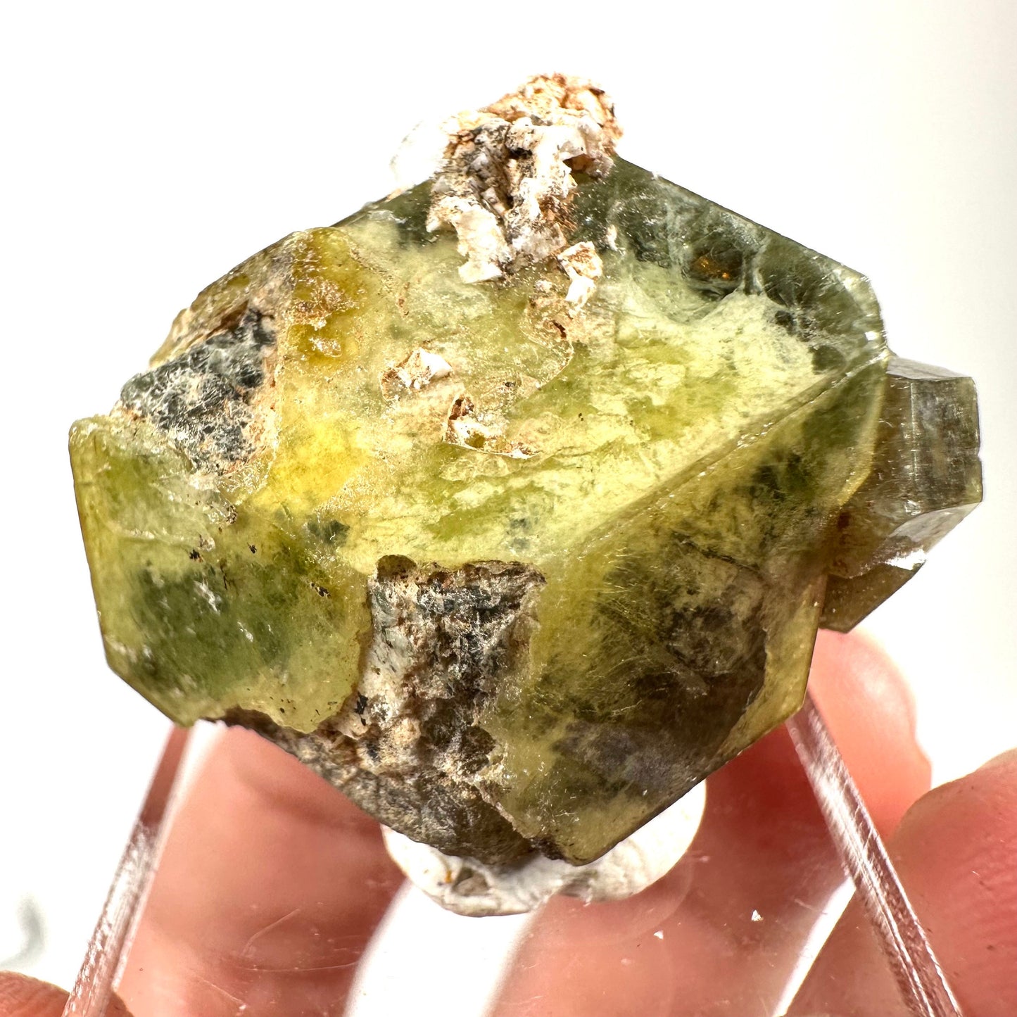 Andradite-Grossular Garnet (Mali) | green garnet, raw garnet crystal, grossular garnet crystal, raw green garnet, mineral specimen, crystals