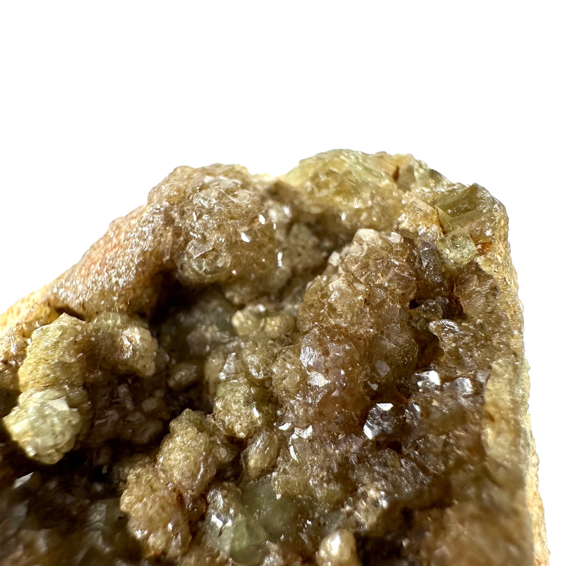 Demantoid Garnet on Matrix (Madagascar) | green garnet, rare minerals, demantoid garnet crystal, mineral specimen