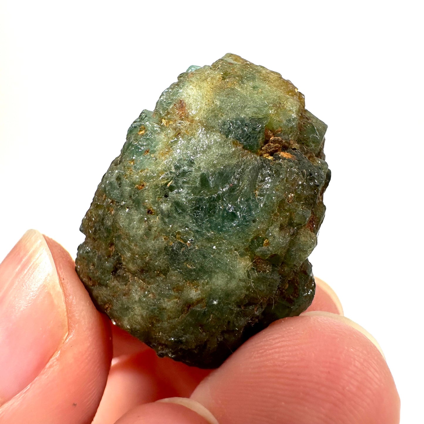 Demantoid Garnet (Madagascar) | green garnet, rare minerals, demantoid garnet crystal, mineral specimen