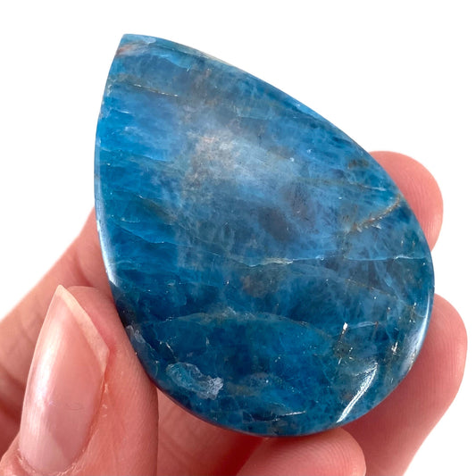 Blue Apatite Cabochon, gemstone cabochon, crystal cabochon, blue apatite crystal, blue apatite cab