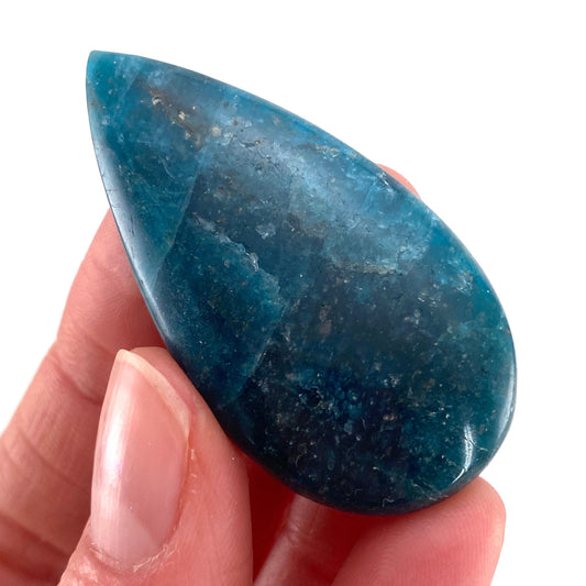 Blue Apatite Cabochon, gemstone cabochon, crystal cabochon, blue apatite crystal, blue apatite cab