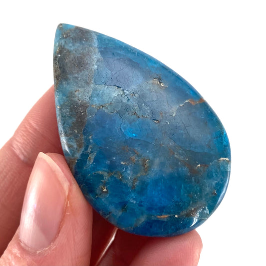 Blue Apatite Cabochon, gemstone cabochon, crystal cabochon, blue apatite crystal, blue apatite cab
