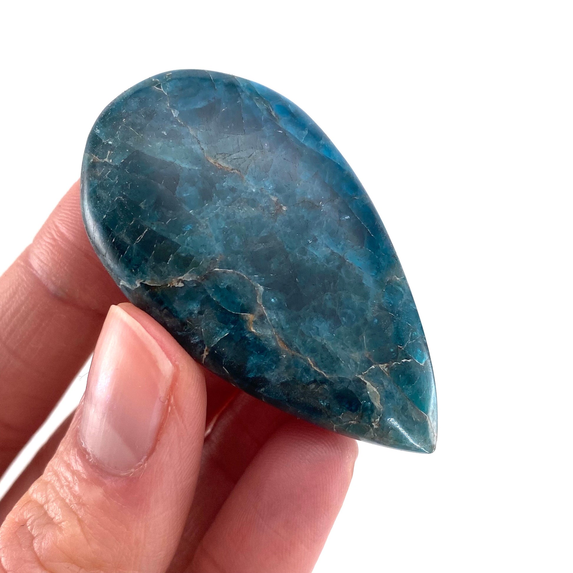 Blue Apatite Cabochon, gemstone cabochon, crystal cabochon, blue apatite crystal, blue apatite cab