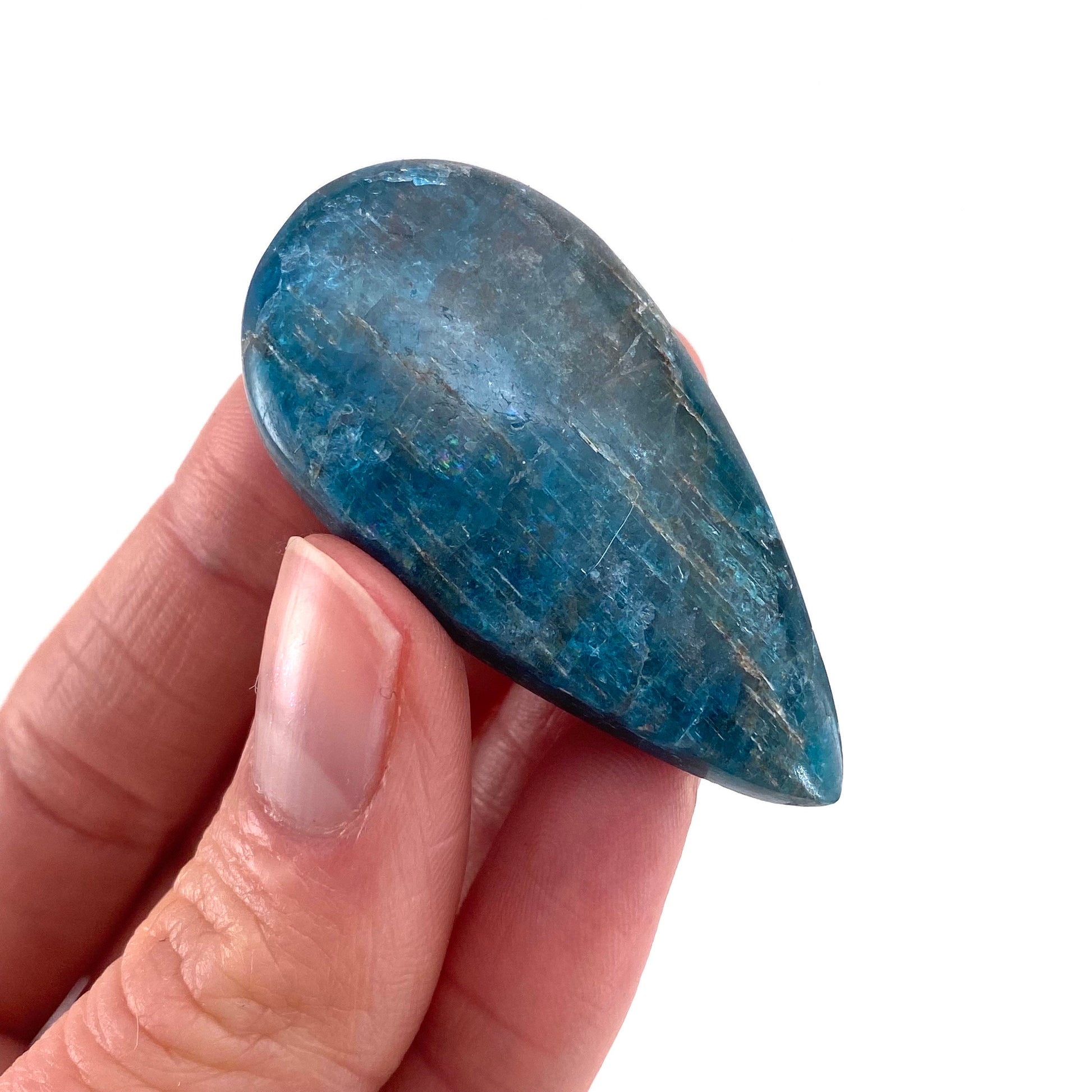 Blue Apatite Cabochon, gemstone cabochon, crystal cabochon, blue apatite crystal, blue apatite cab