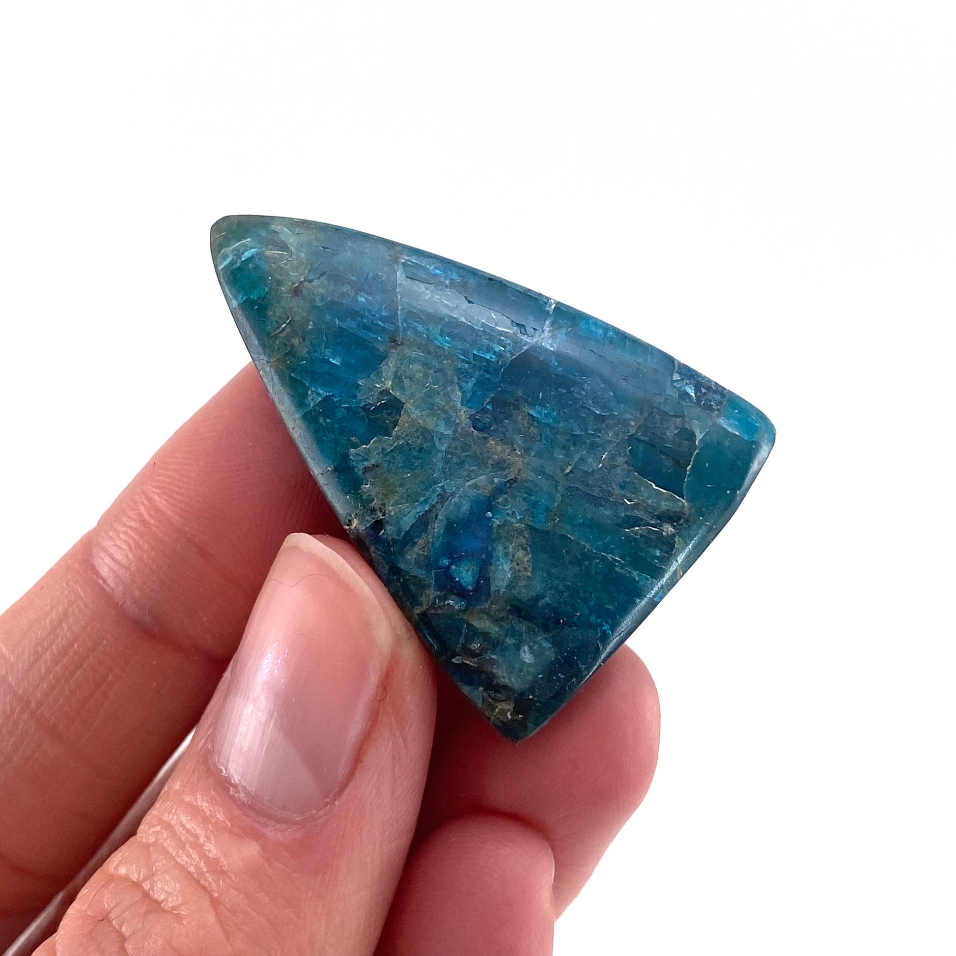 Blue Apatite Cabochon, gemstone cabochon, crystal cabochon, blue apatite crystal, blue apatite cab
