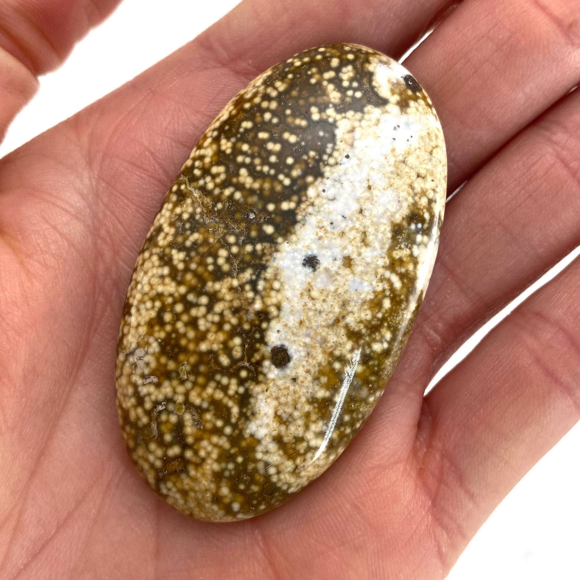 Ocean Jasper Cabochon, crystal cabochon, ocean jasper, gemstone cabochon, orbicular jasper, orbicular jasper cabochon