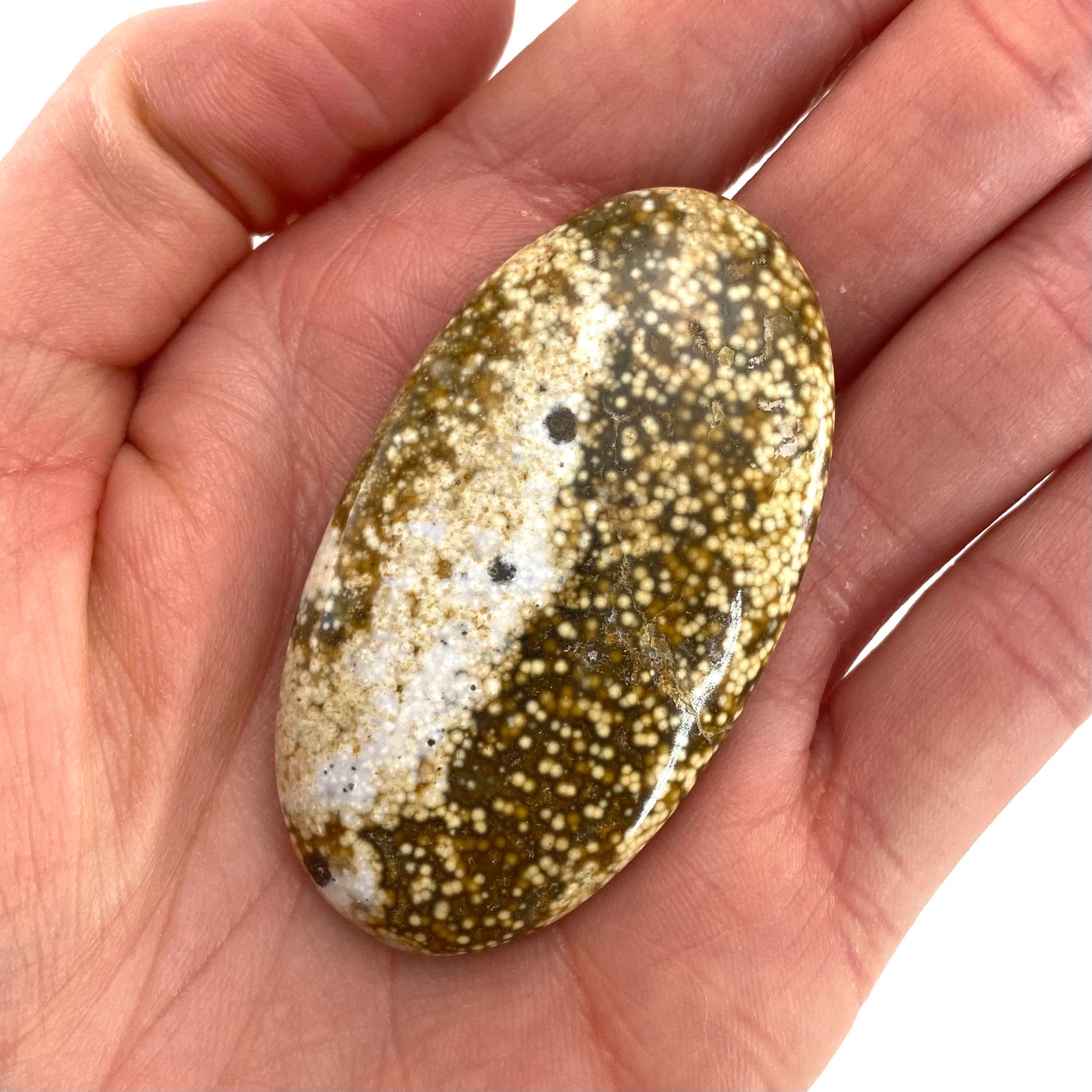 Ocean Jasper Cabochon, crystal cabochon, ocean jasper, gemstone cabochon, orbicular jasper, orbicular jasper cabochon