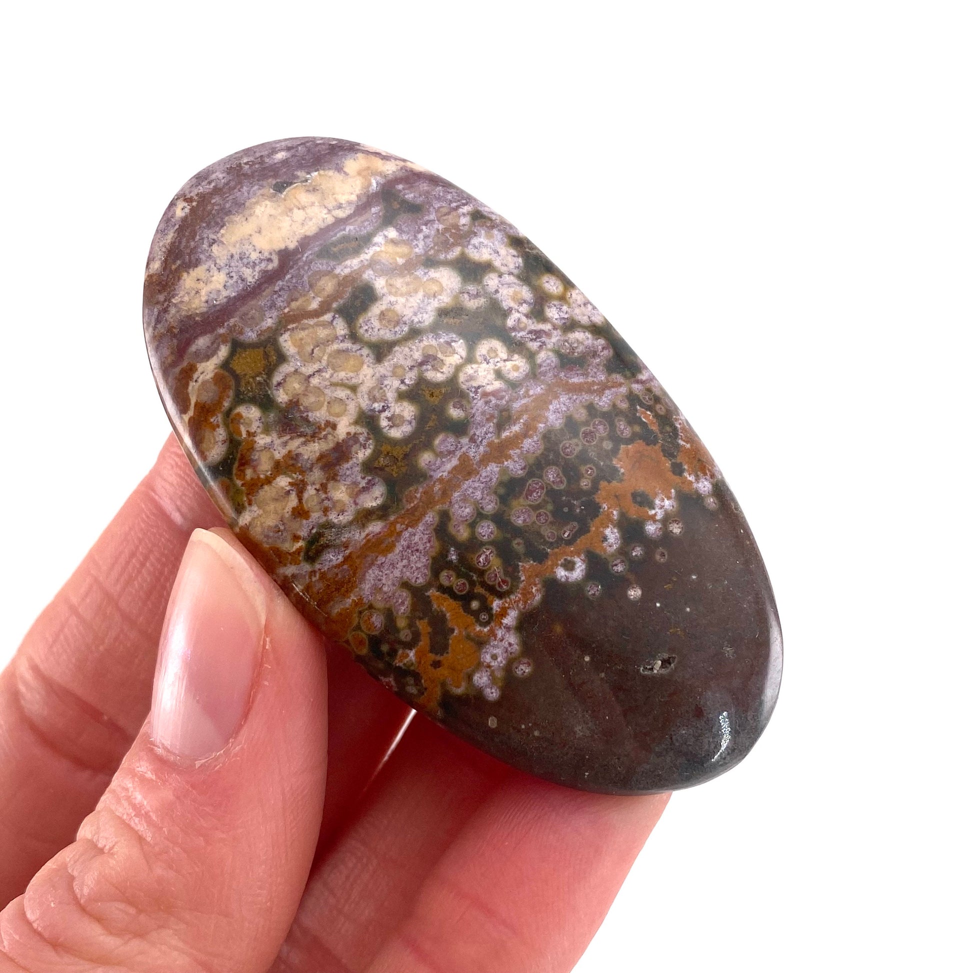 Ocean Jasper Cabochon, crystal cabochon, ocean jasper, gemstone cabochon, orbicular jasper, orbicular jasper cabochon
