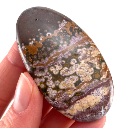 Ocean Jasper Cabochon, crystal cabochon, ocean jasper, gemstone cabochon, orbicular jasper, orbicular jasper cabochon