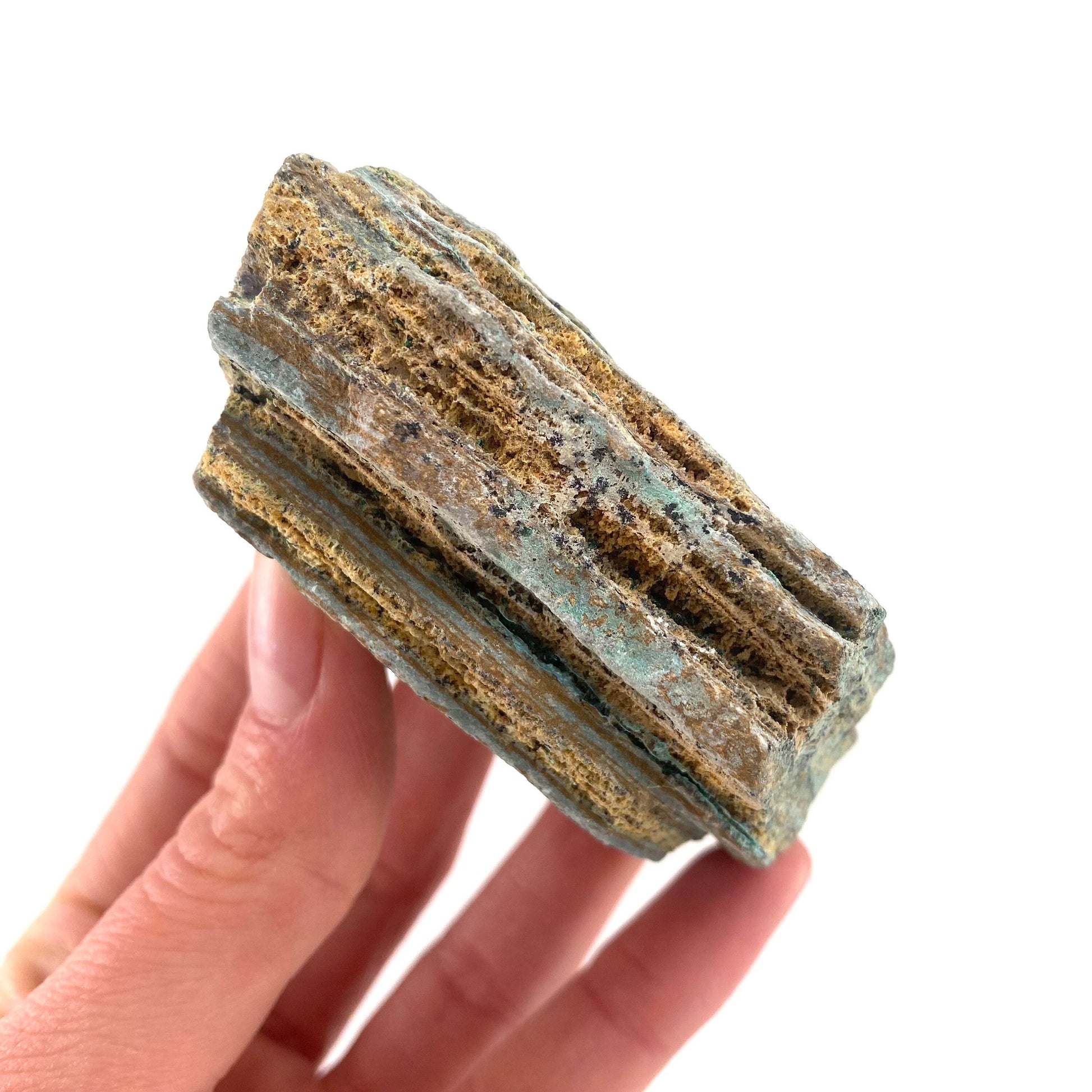 Sparkly Druzy Chrysocolla & Malachite Specimen (Congo), raw chrysocolla, druzy chrysocolla, chrysocolla crystal, raw crystals